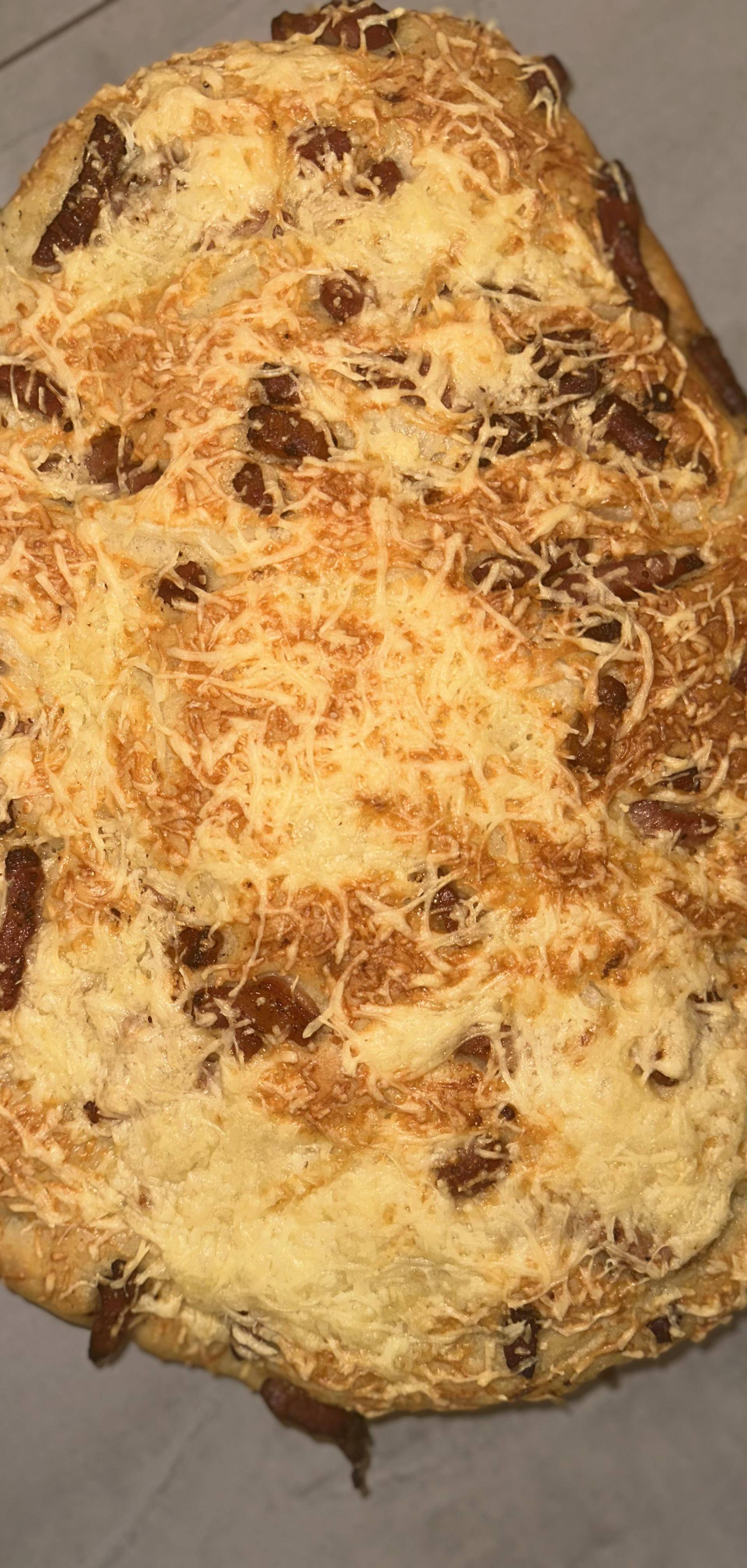 Fougasse lardons fromage - Recette Companion XL | Moulinex