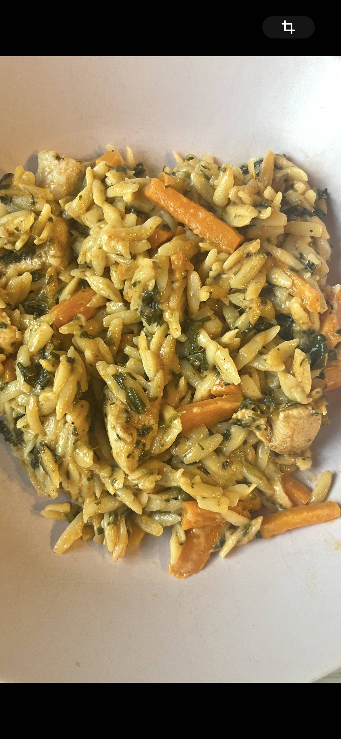 Orzo crémeux épinards carottes - Recepten Cookeo V3 | Moulinex