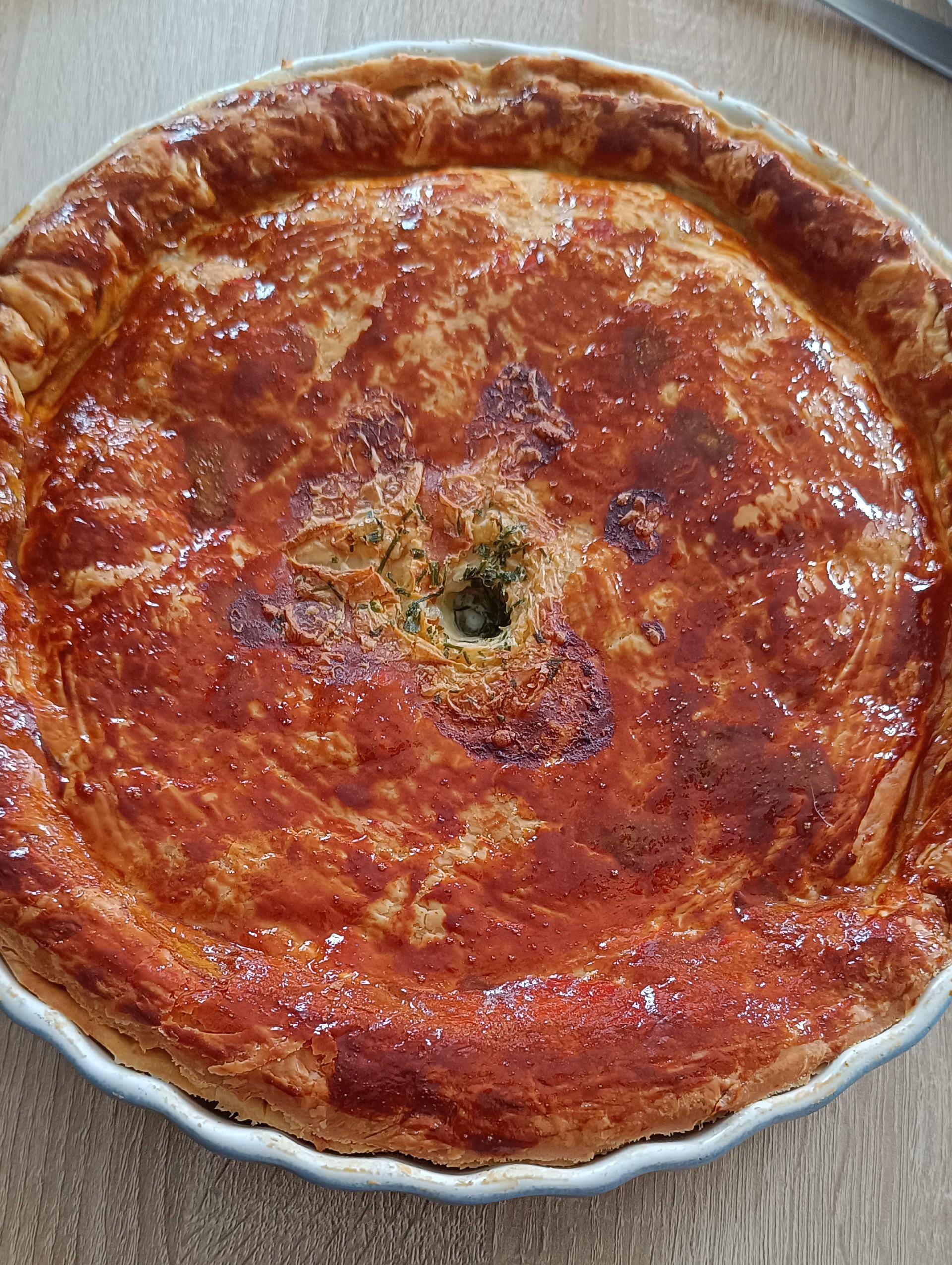 Tourte pomme de terre - Recette Companion Connect XL | Moulinex