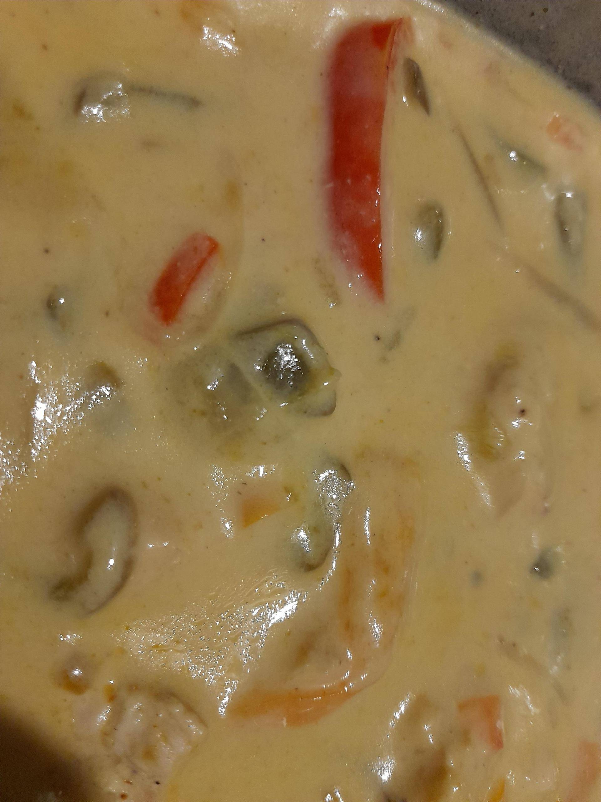 Poulet poivrons et crème - Recette Companion Connect XL | Moulinex