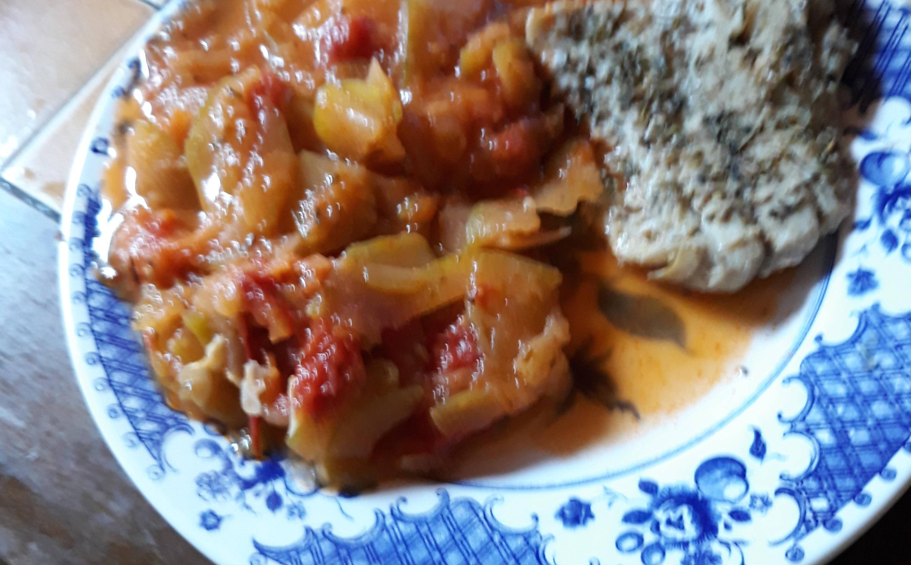 Filet de lieu noir et ses légumes courgettes tomates - Recette Companion Connect XL | Moulinex