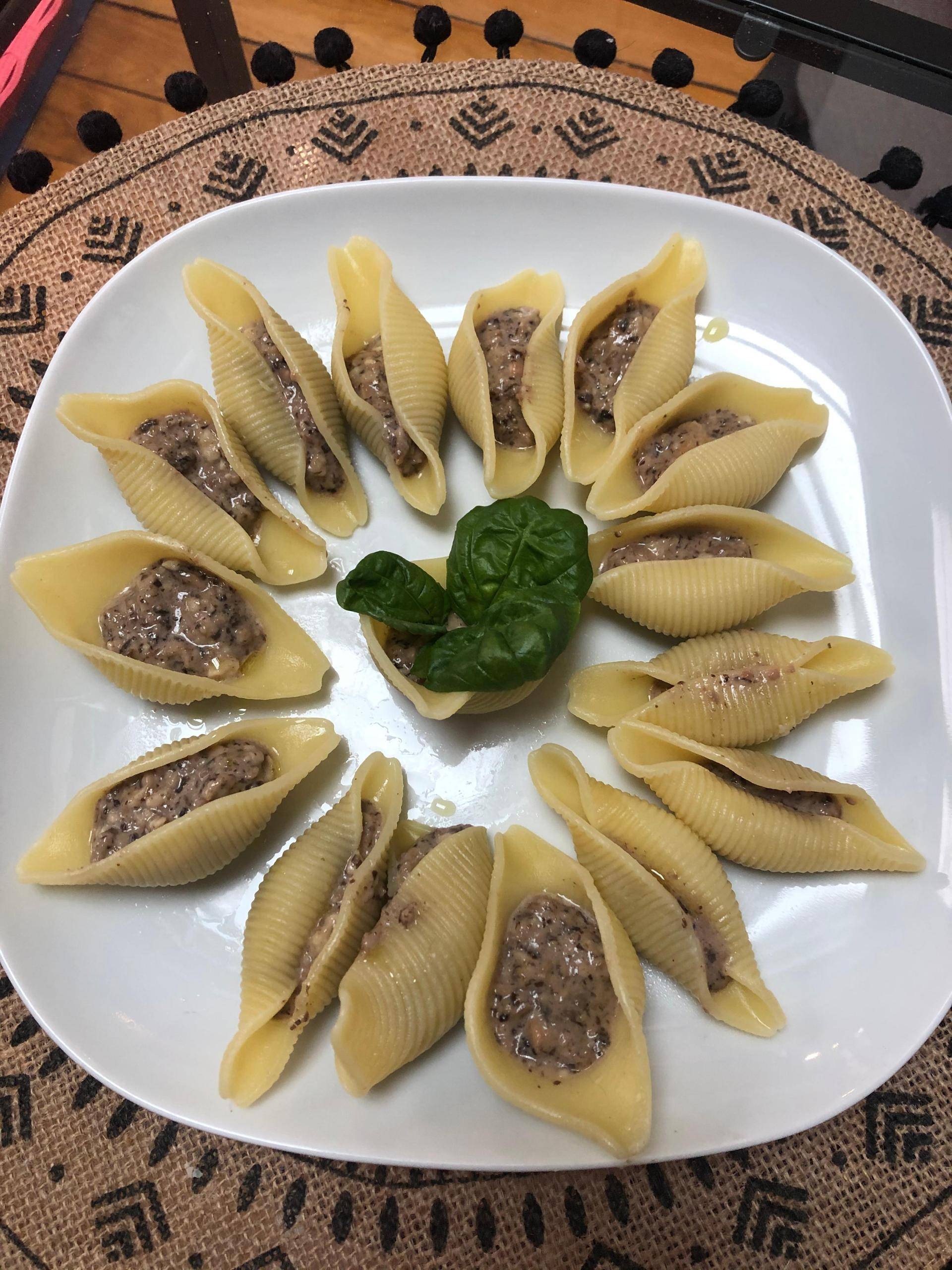 Pâtes farcies champignon parmesan - Recette Companion Connect XL | Moulinex