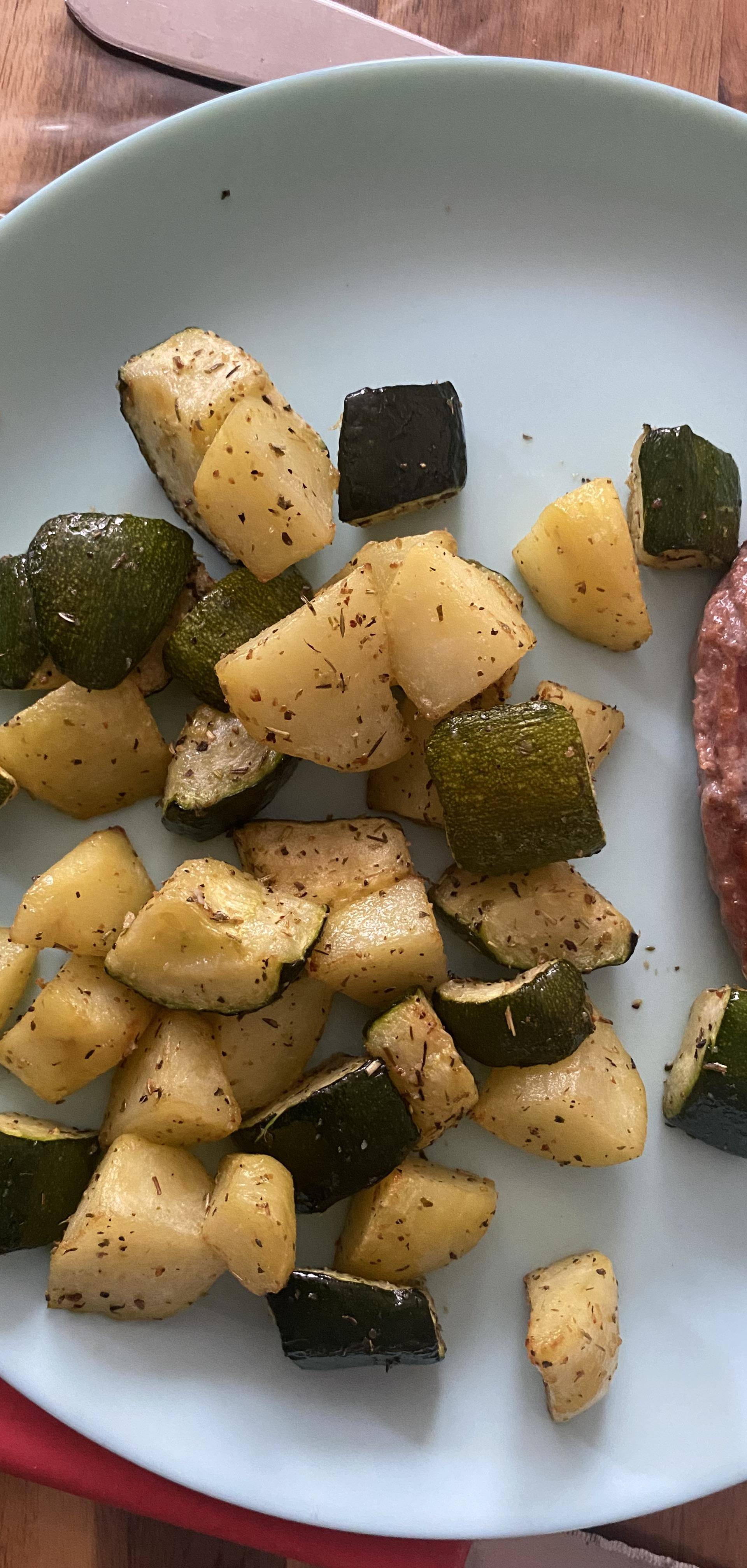Courgettes et pommes de terres grillés - Recette Cookeo Infinity Autostir | Moulinex