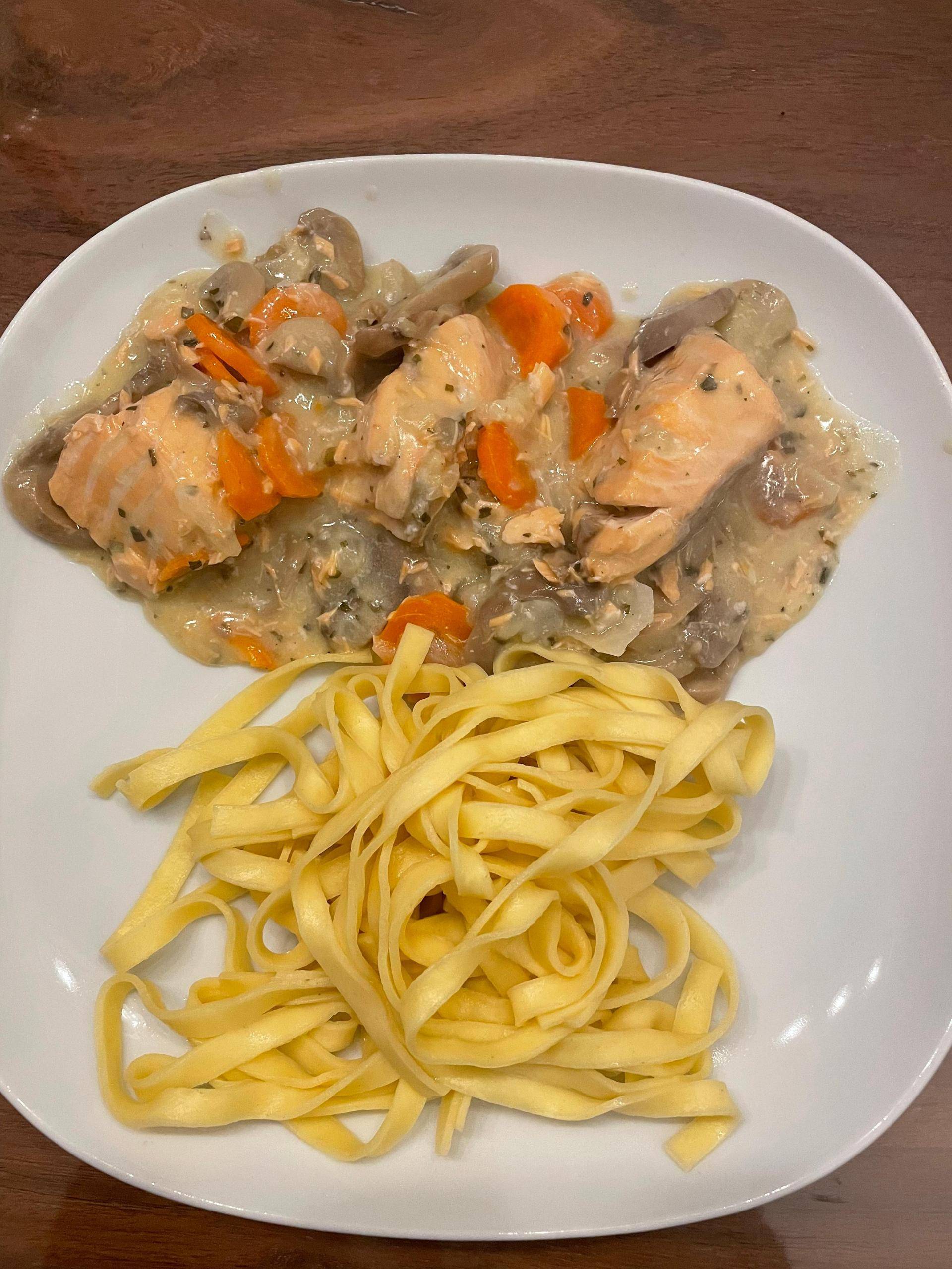 Blanquette de saumon - Recette Companion Connect | Moulinex