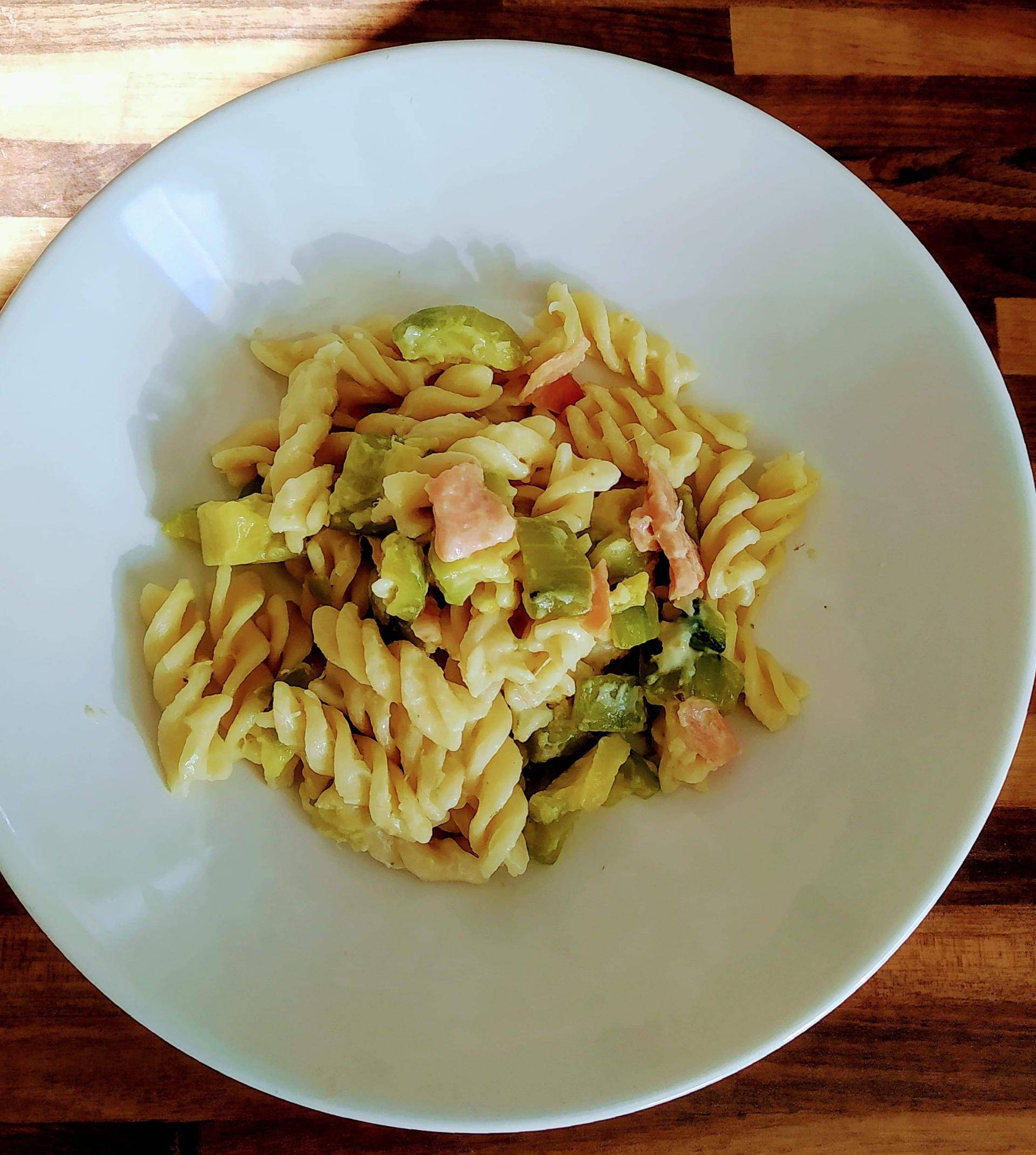 Torsades aux saumon fumé et courgettes - Recepten Companion Connect XL | Moulinex