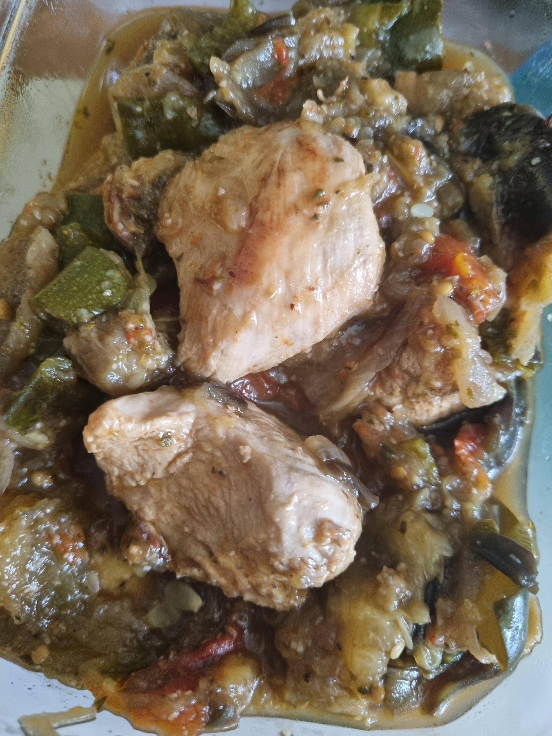 Filets de poulet ,aubergines et courgettes - Recepten Cookeo | Moulinex