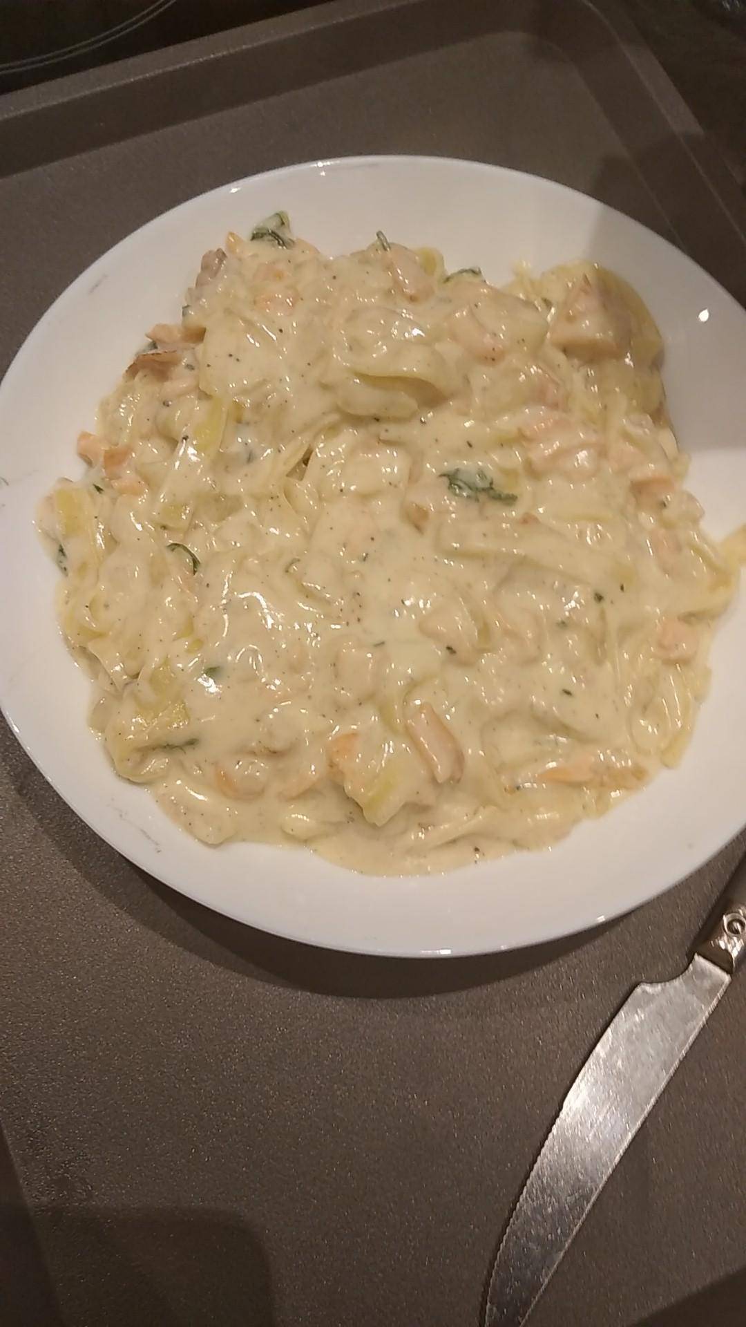 Tagliatelles aux saumon - Recepten Cookeo | Moulinex