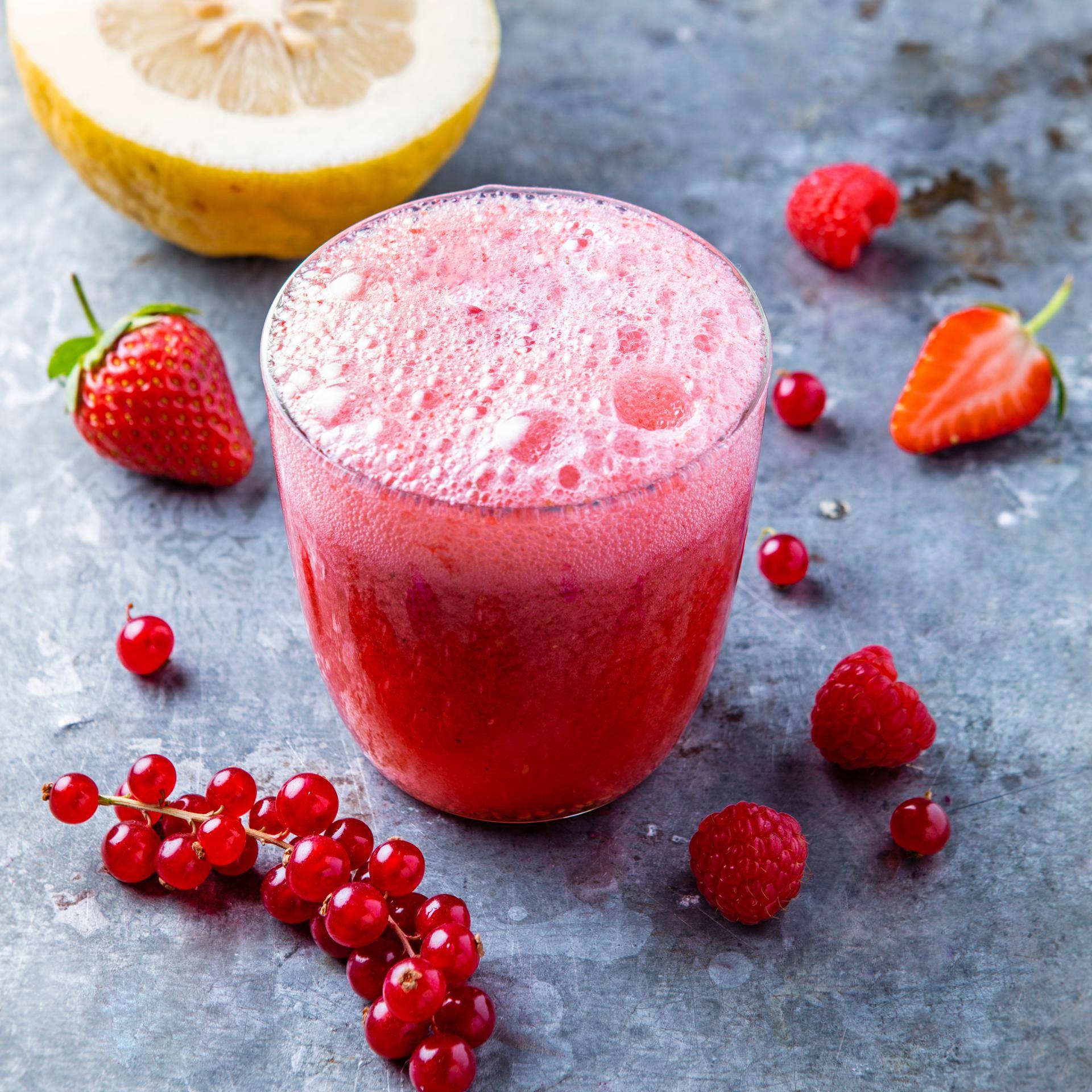 Cocktail fruits rouges - Recette Kitchen Machines Touch/Touch + | Moulinex