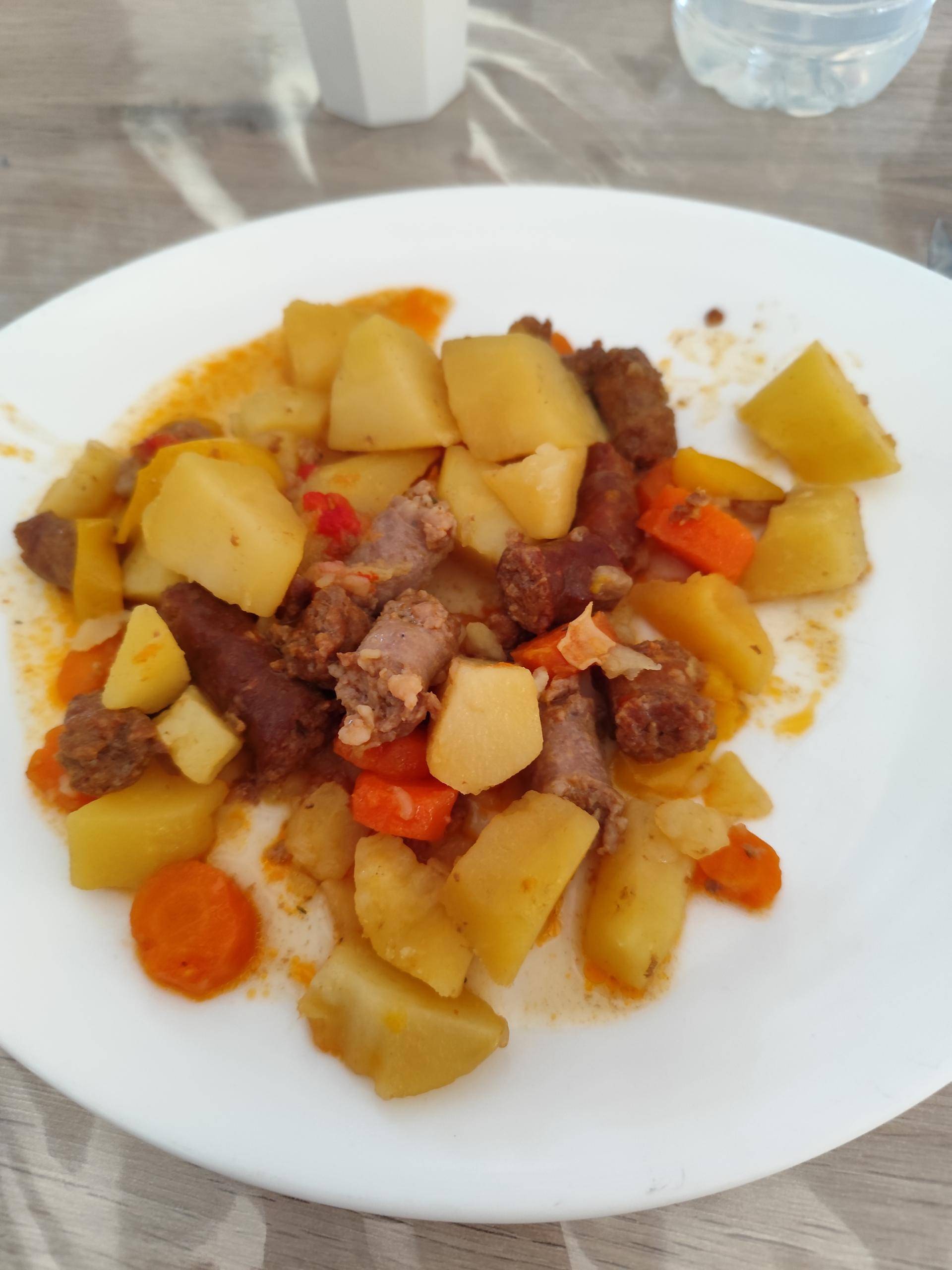 Merguez chipolatas, pommes de terre et légumes - Recepten Cookeo | Moulinex