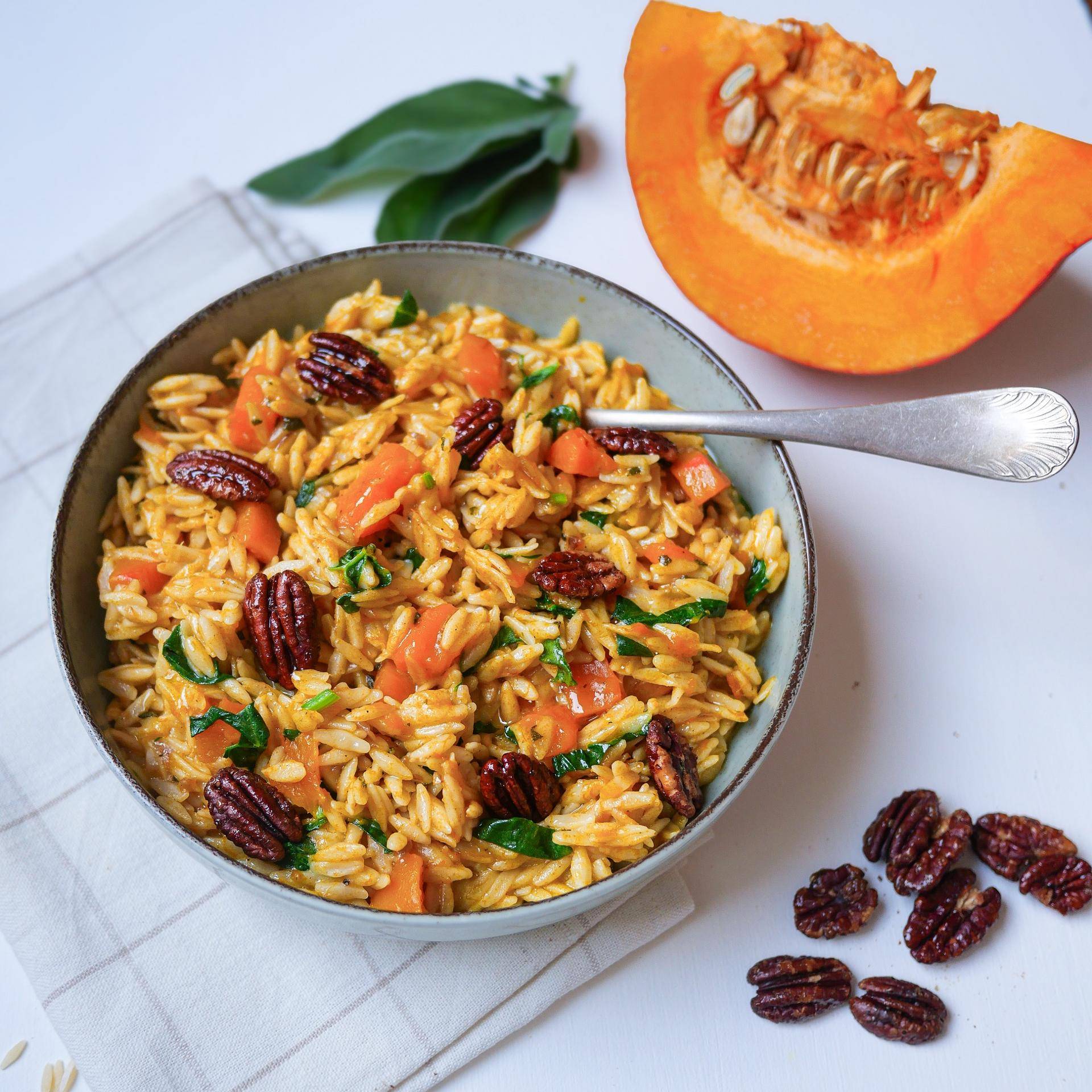 Orzotto potimarron sauge et chèvre frais - Recette Cookeo | Moulinex