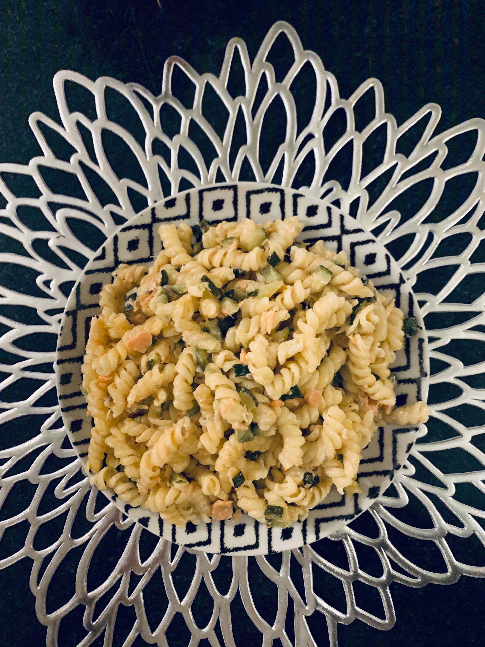 One pot pasta courgettes et saumon fumé - Recepten Cookeo | Moulinex