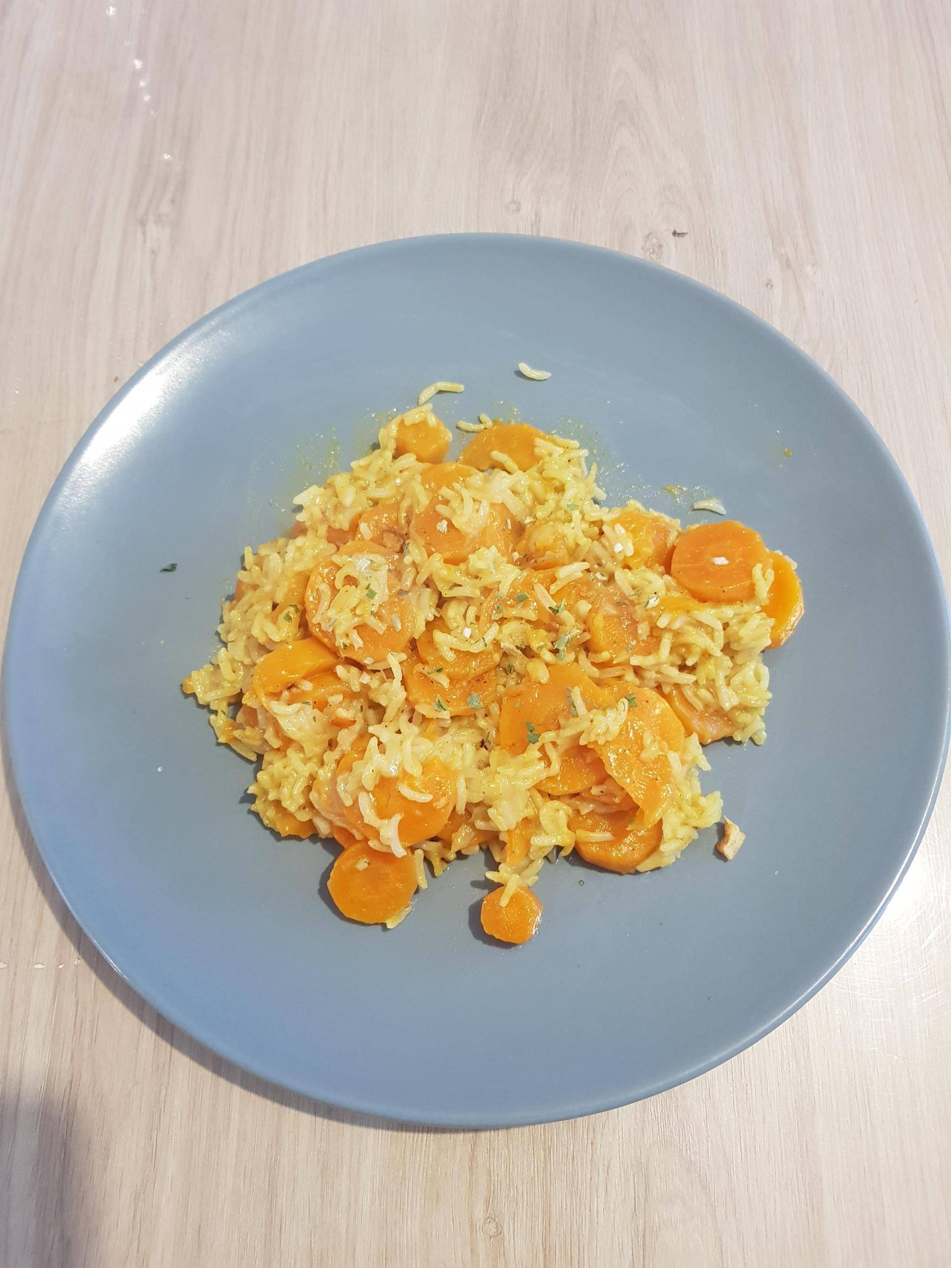 Riz carrotte sauce curry - Recepten Cookeo V3 | Moulinex