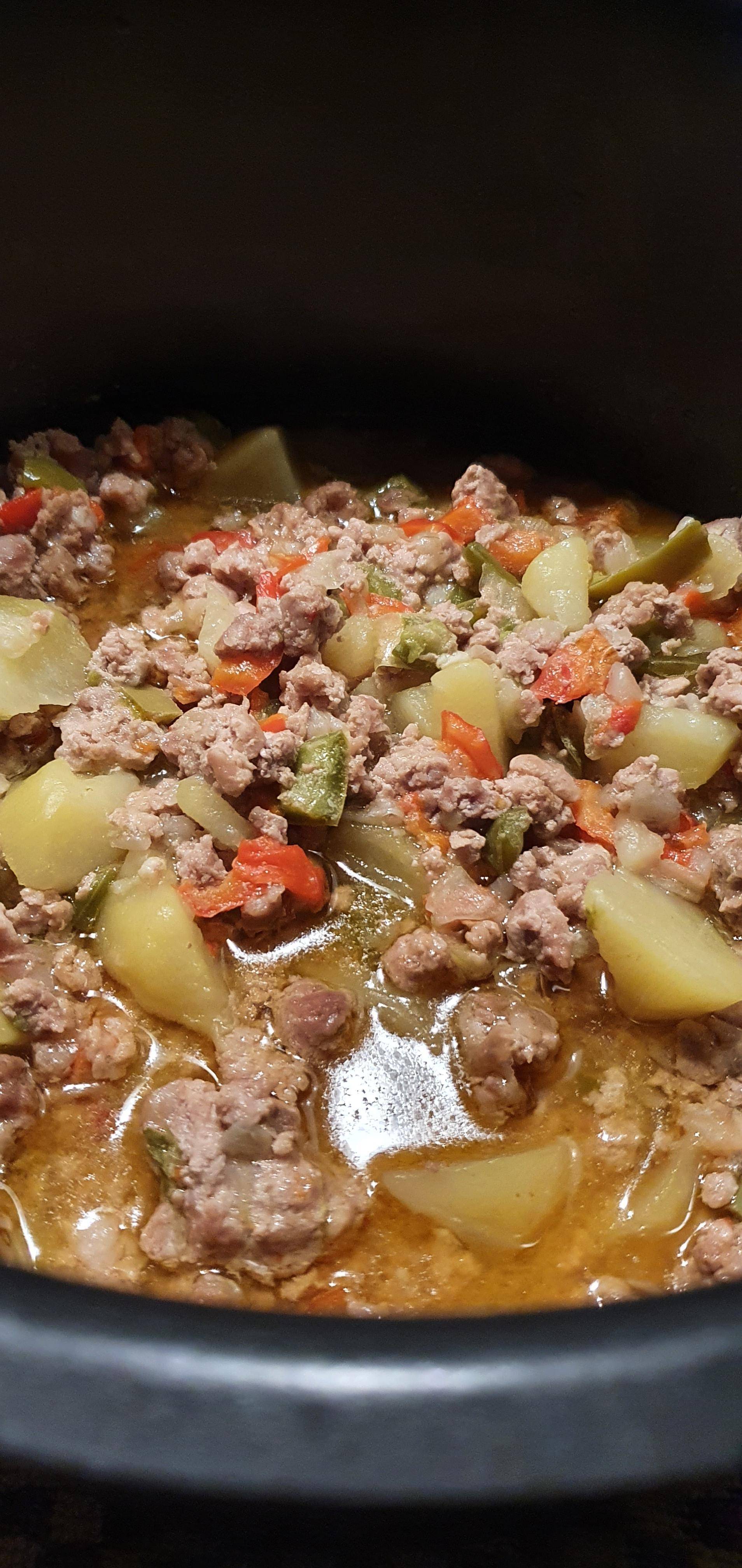 Axoa de veau aux pommes de terre - Recepten Cookeo | Moulinex