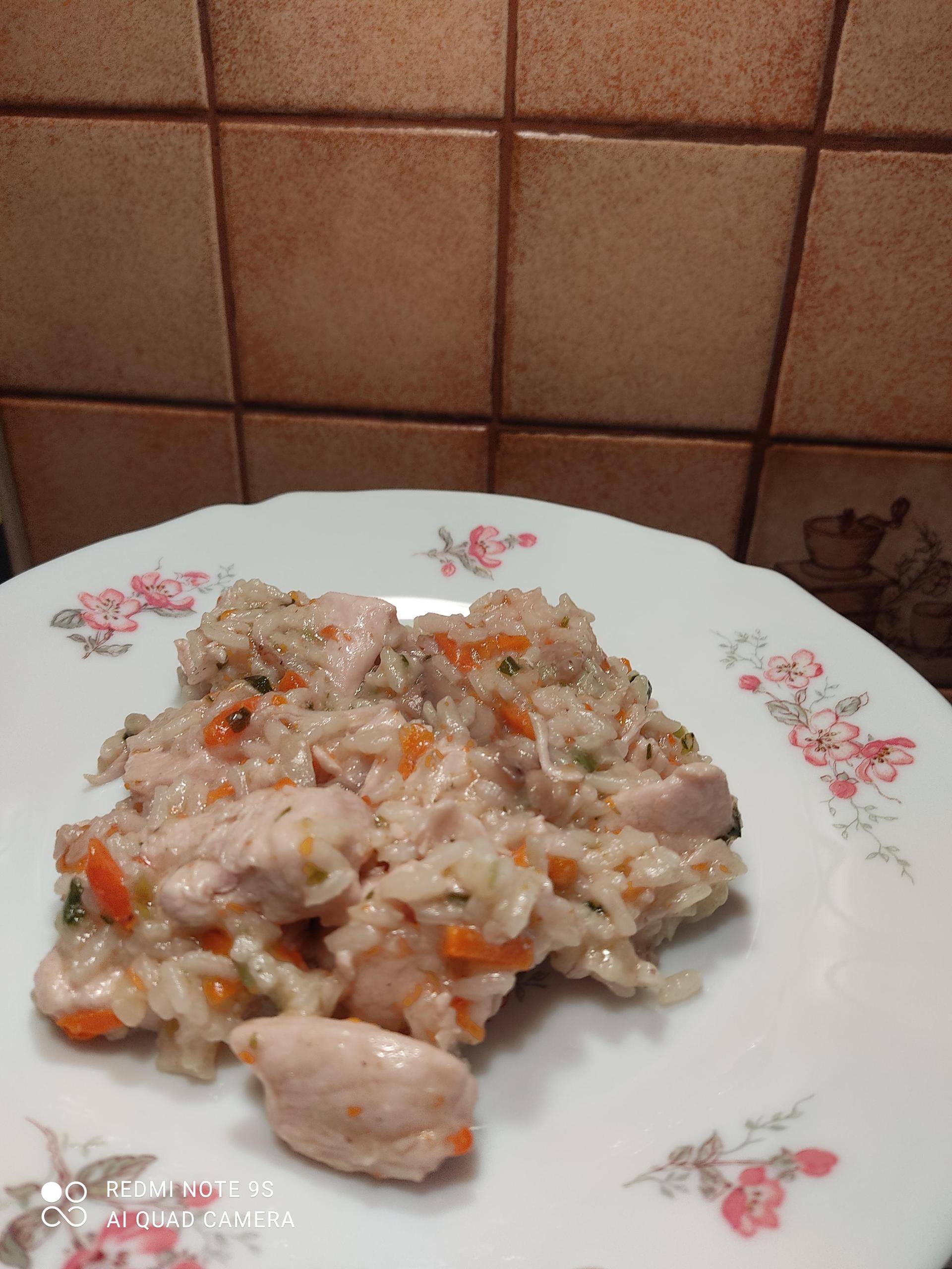Risotto accompagné de légumes et de viande blanche - Recepten Cookeo | Moulinex
