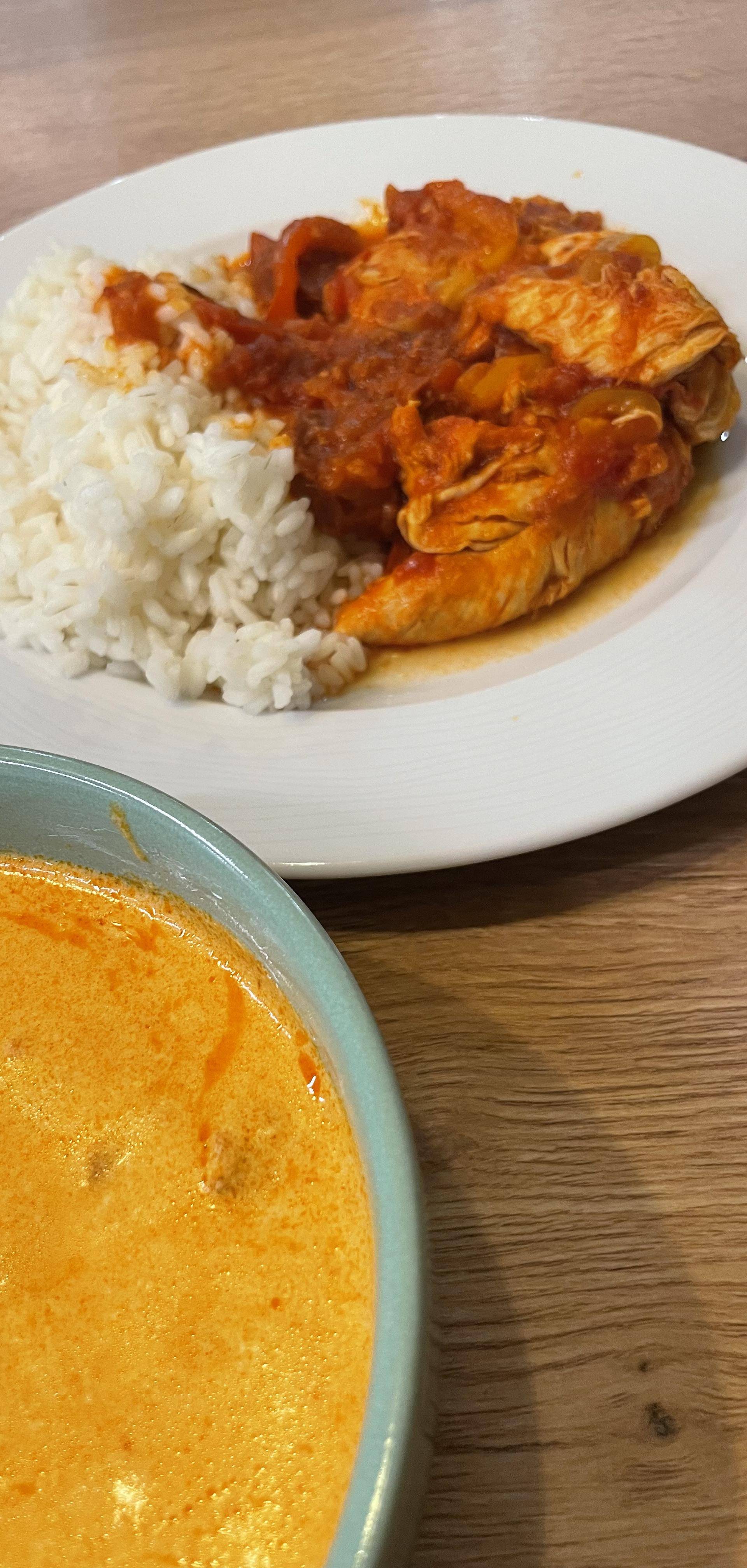 Poulet basquaise et crème de chorizo - Recette Cookeo | Moulinex