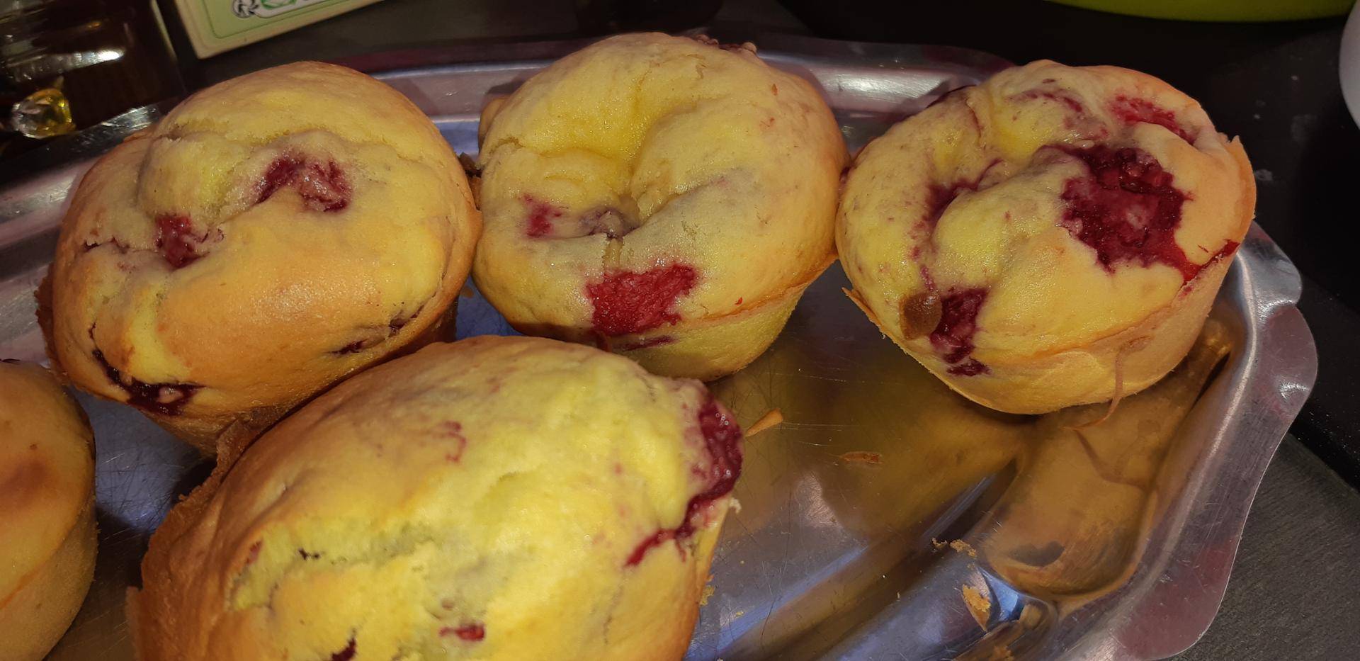 Muffins framboises - Recepten Companion XL | Moulinex