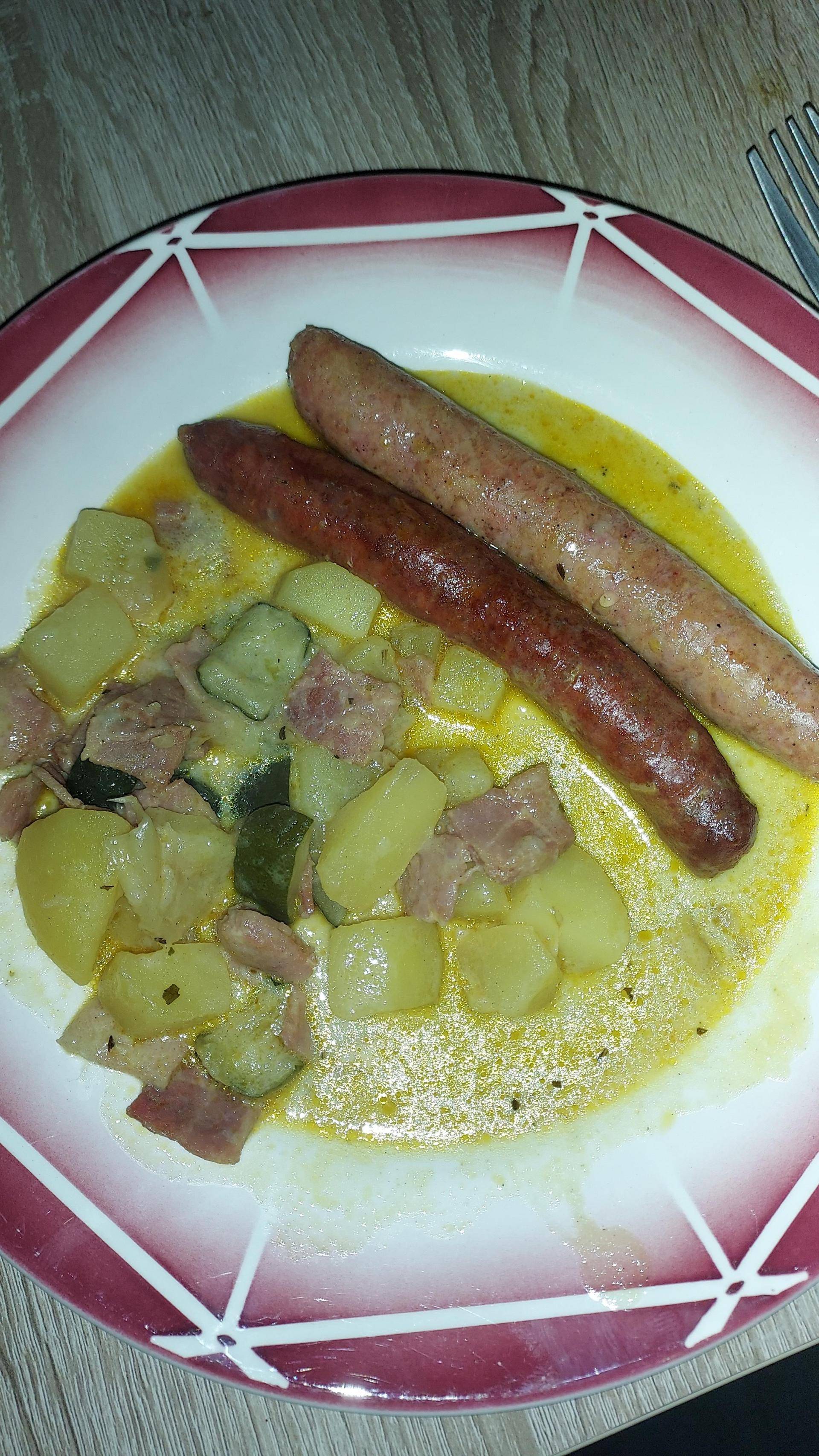 Pomme de terre, courgettes et jambon - Recepten Cookeo | Moulinex