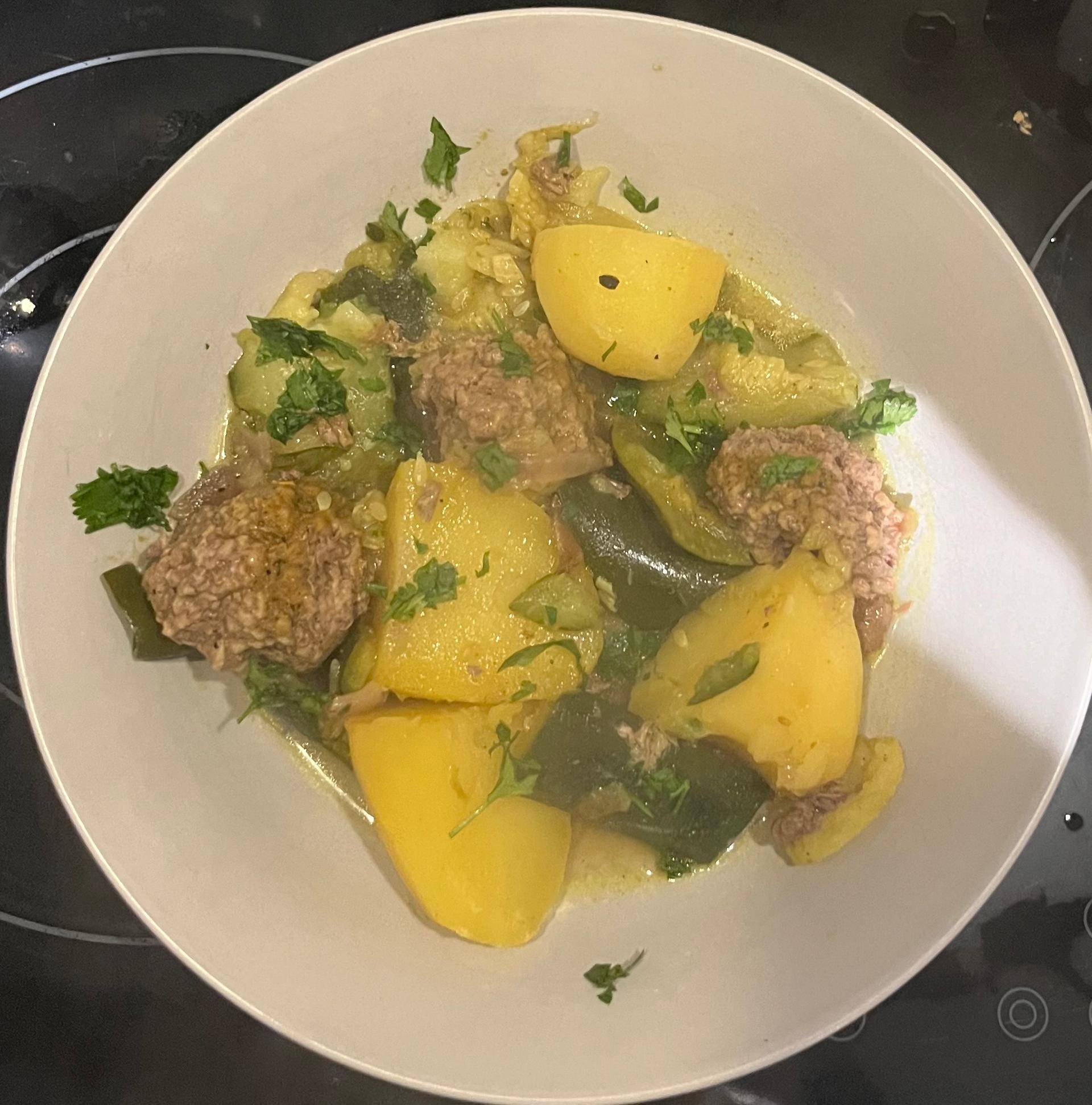 Tajine de viande hachée, courgettes et pommes de terre - Recette Cookeo V3 | Moulinex