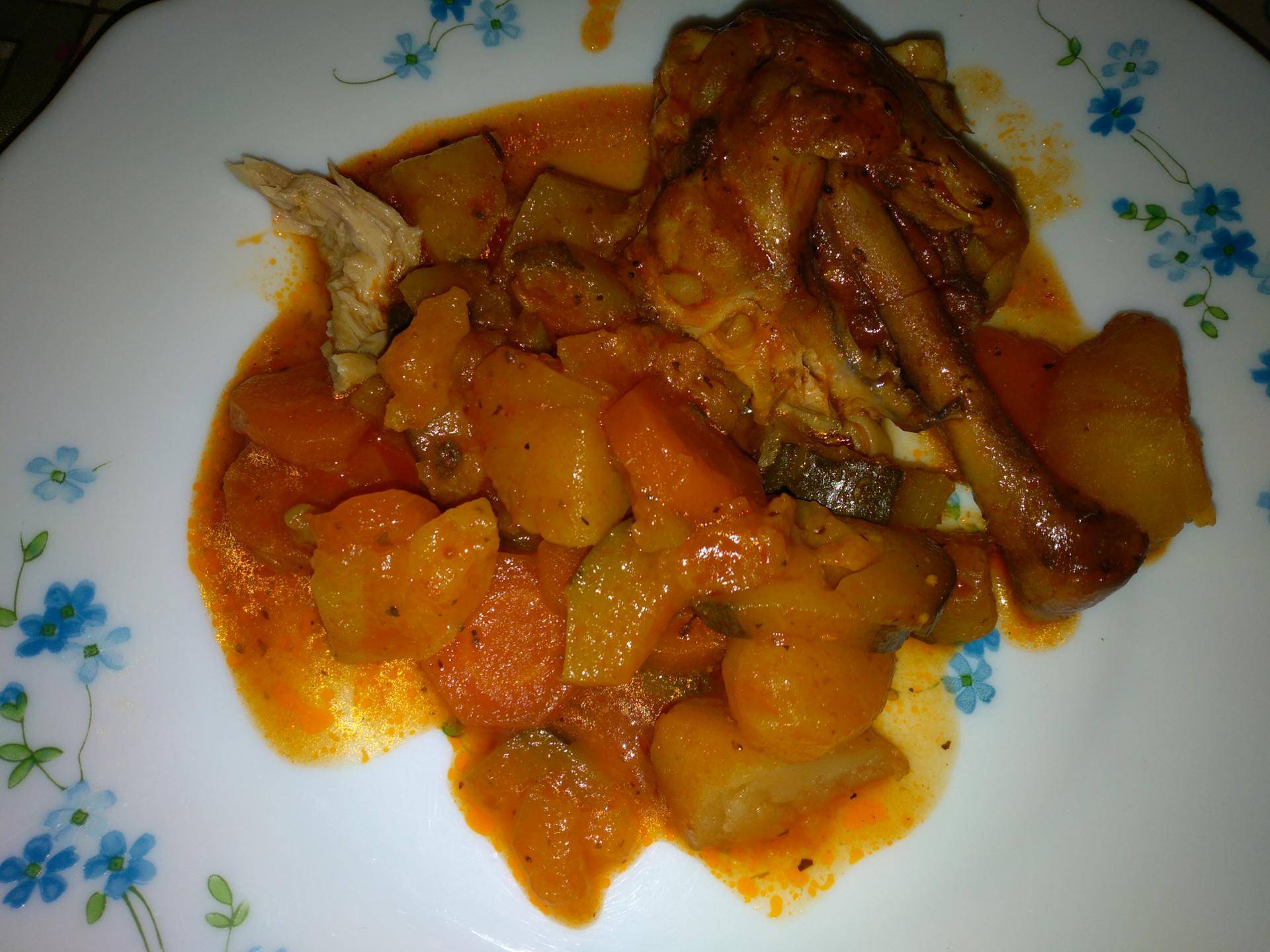 Pilons de poulet aux légumes et à la tomate - Recepten Cookeo | Moulinex