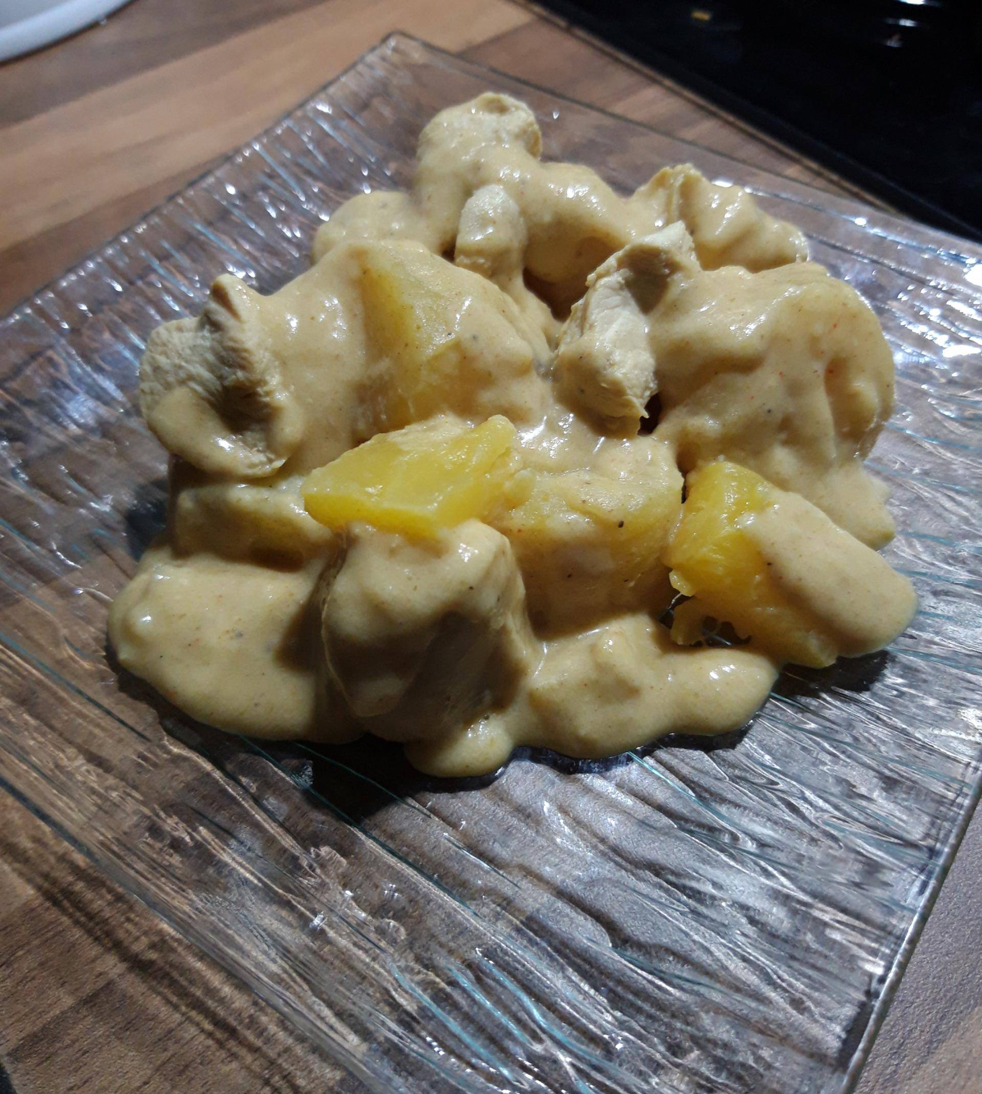 Poulet ananas coco et épices - Recepten Cookeo | Moulinex