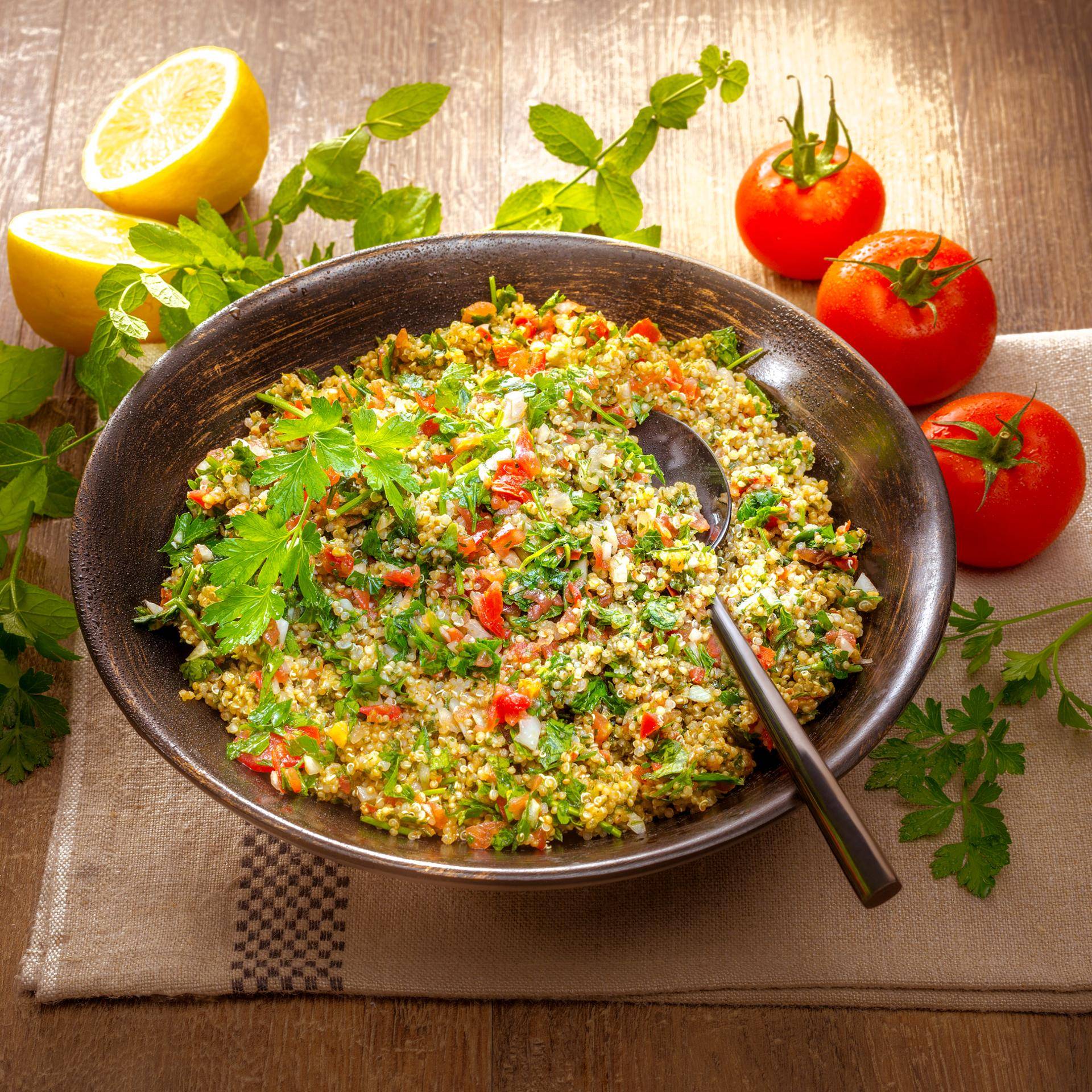 Taboulé vert au quinoa - Recepten Companion Connect | Moulinex