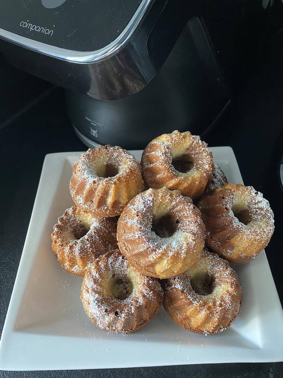 Minis marbrés moelleux aux saveurs de vanille et de chocolat - Recepten Companion Connect XL | Moulinex