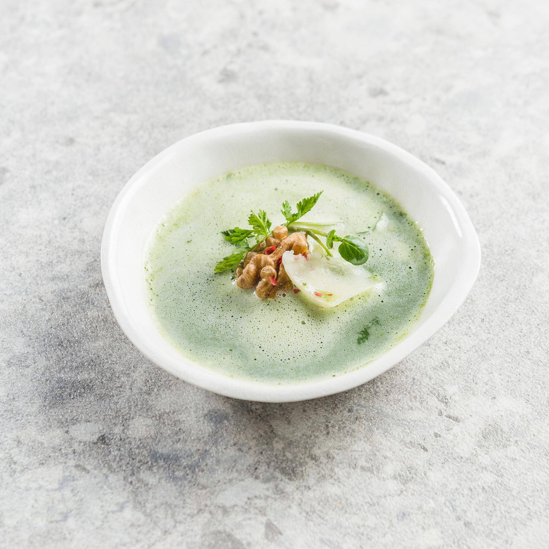 Crème de cresson noix et parmesan - Recepten Companion | Moulinex