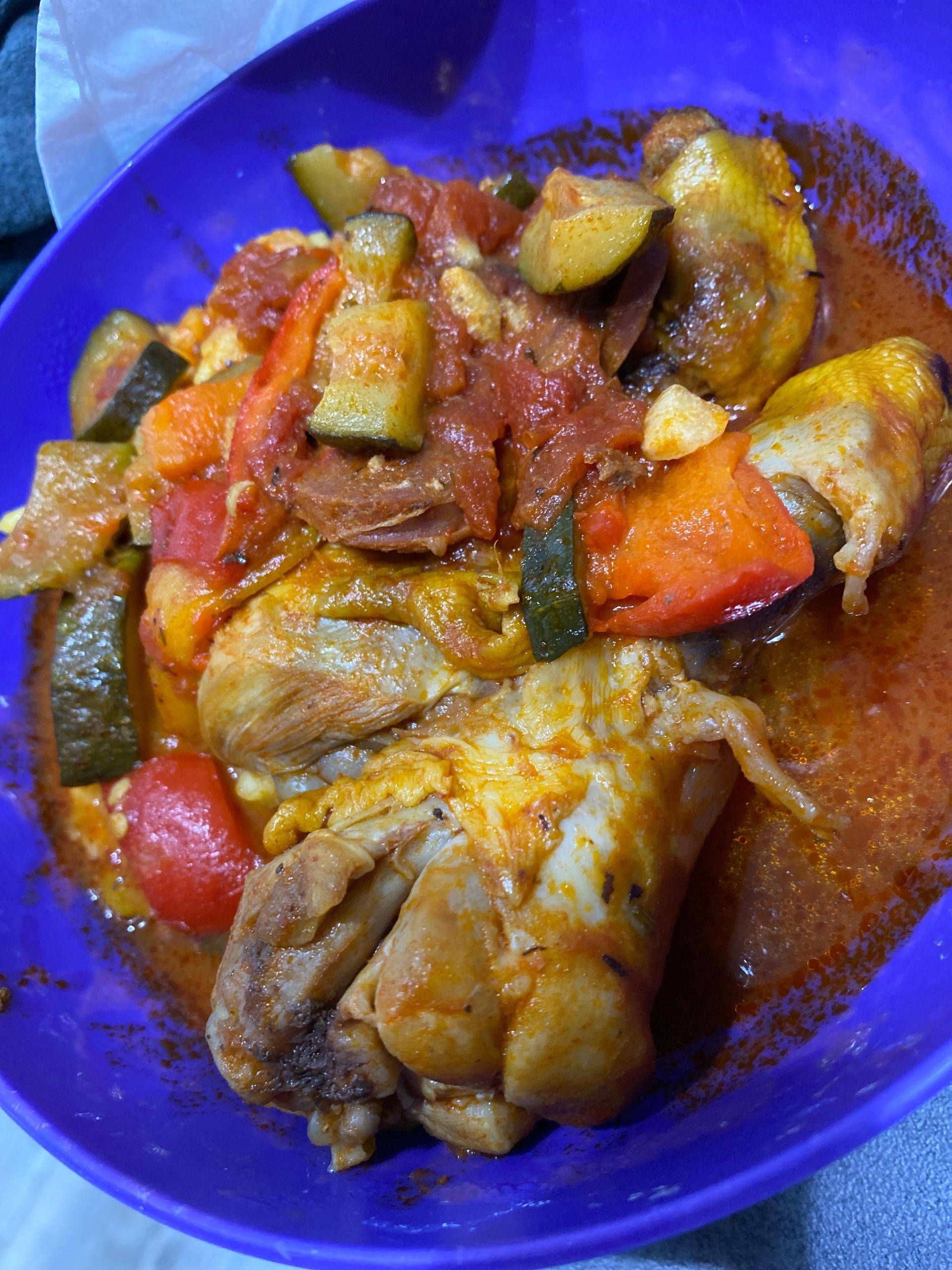 Pilons poulet basquaise chorizo - Recepten Cookeo V3 | Moulinex