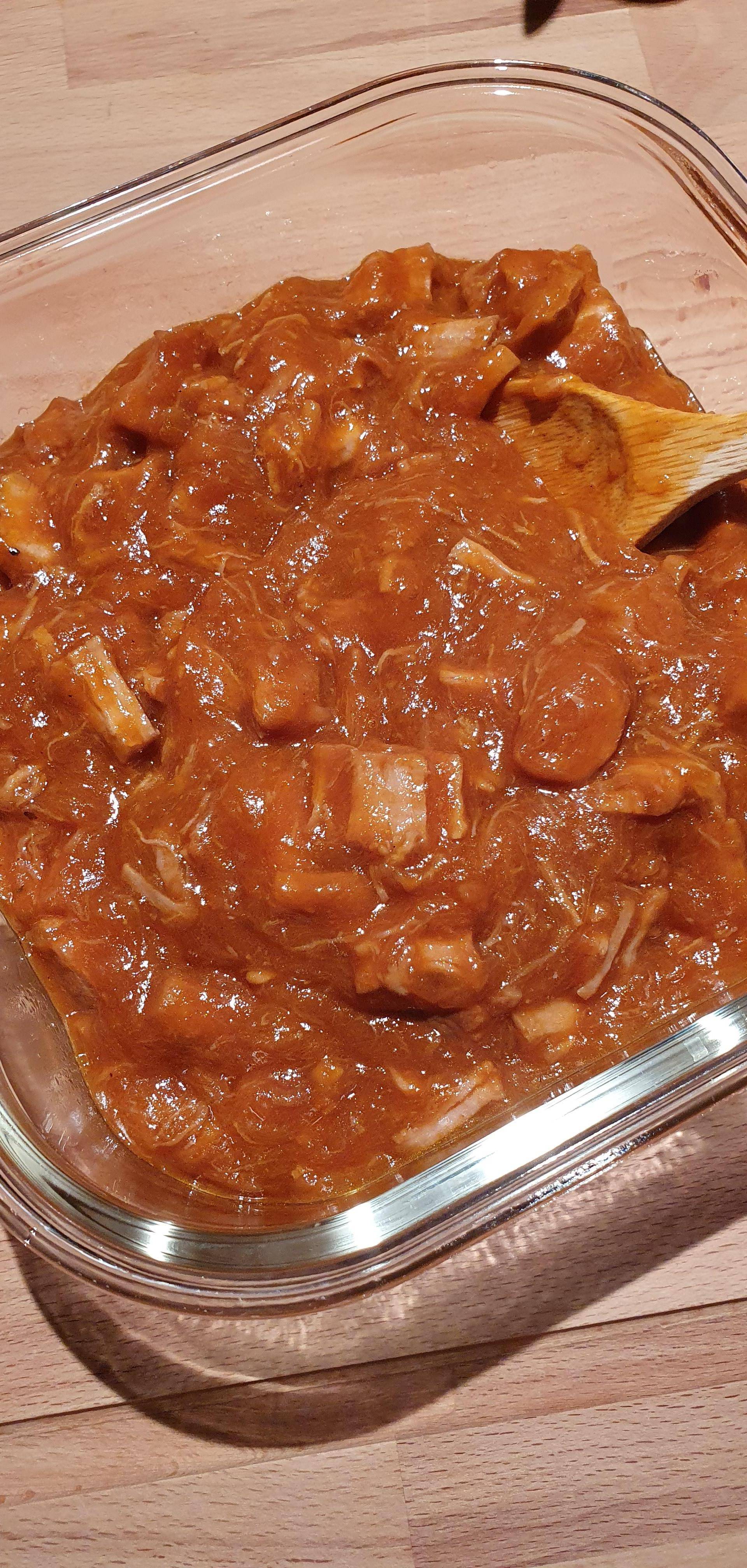 Pulled pork ou porc effiloché - Recette Companion Connect XL | Moulinex
