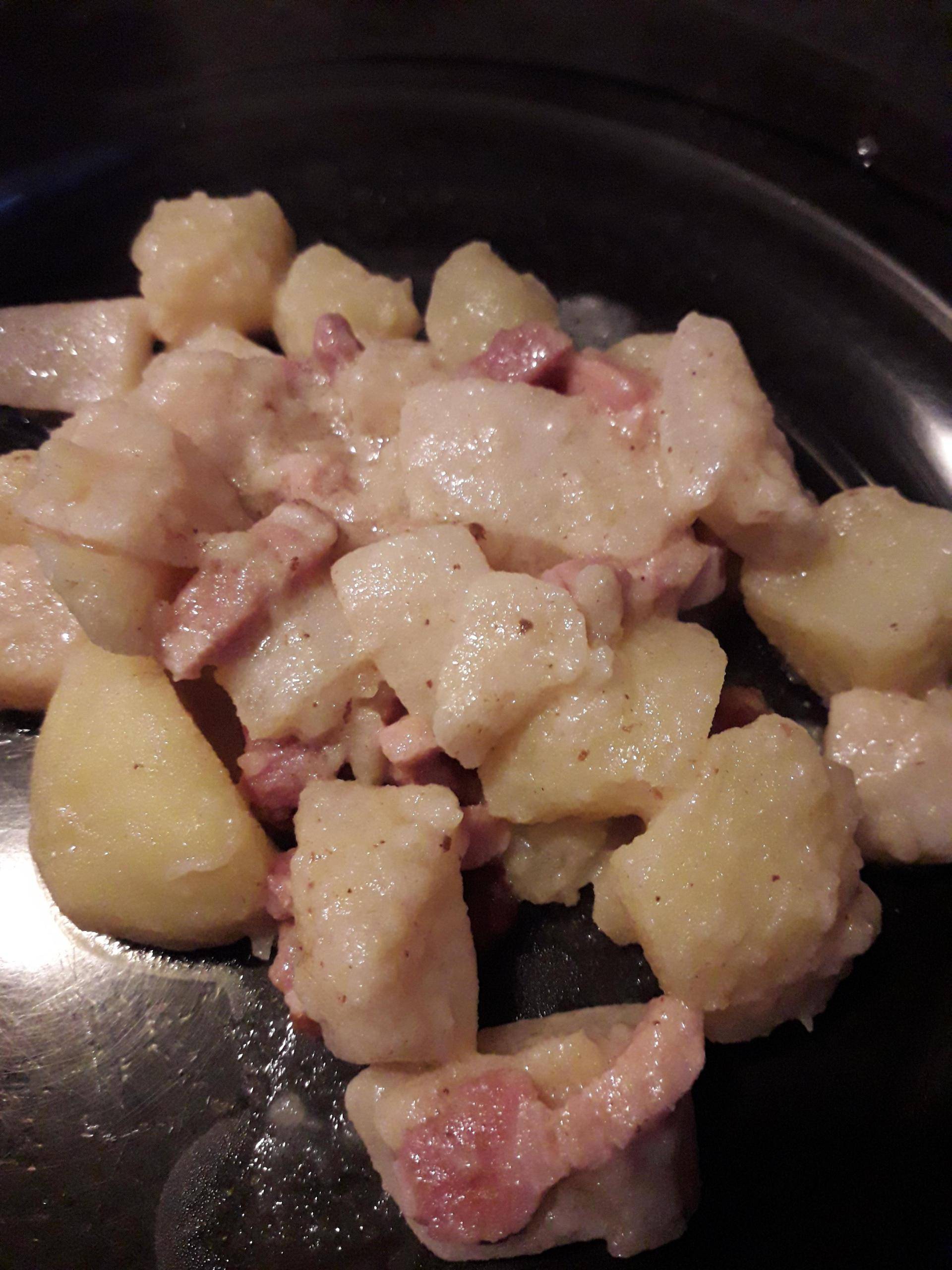 Navets pommes de terre lardons braisés - Recette Cookeo | Moulinex