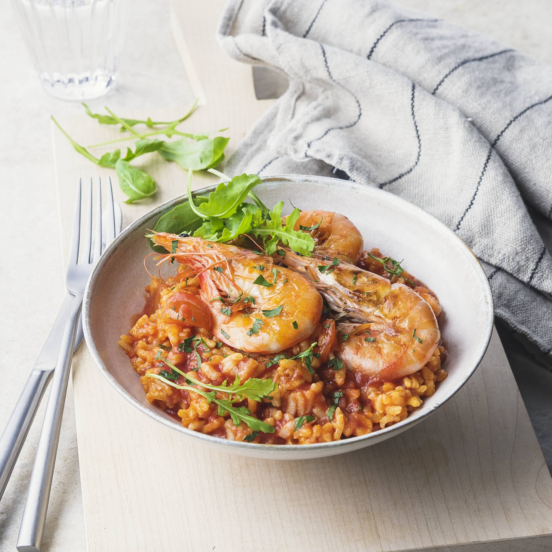 Riz à la tomate et crevettes - Recette Cookeo | Moulinex