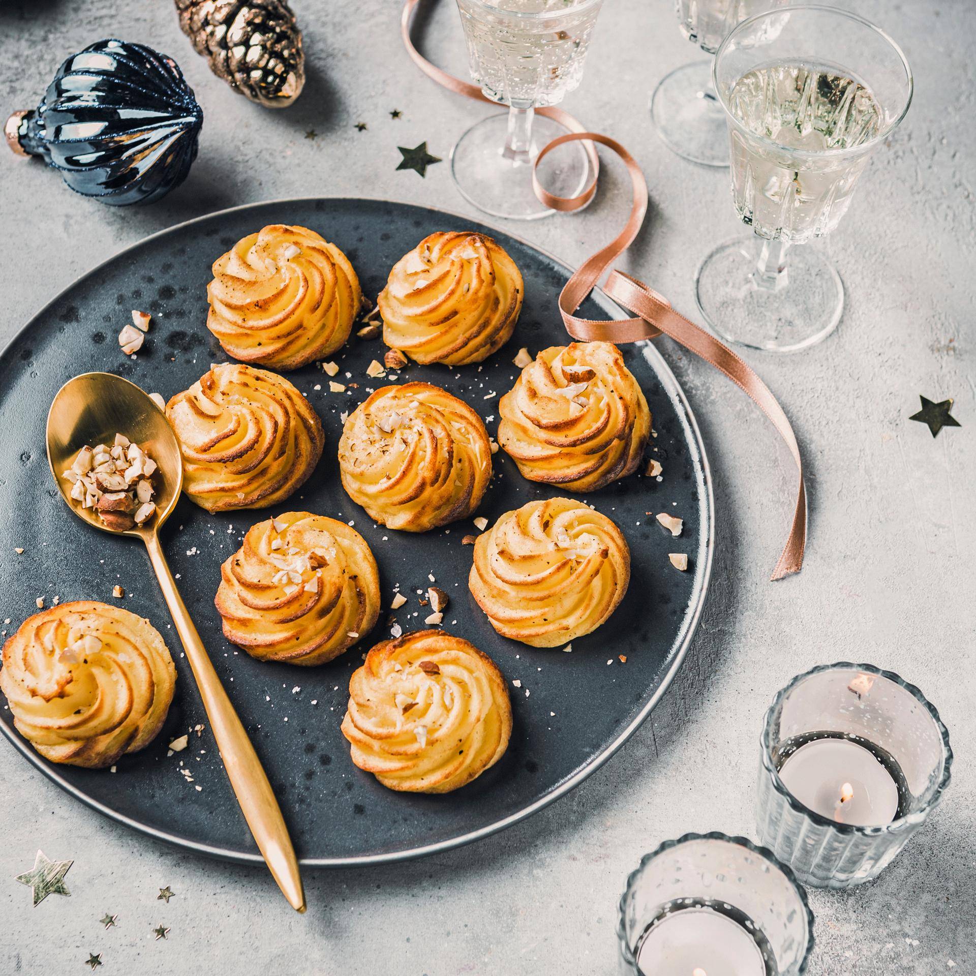 Pommes duchesse aux noisettes - Recette Companion | Moulinex