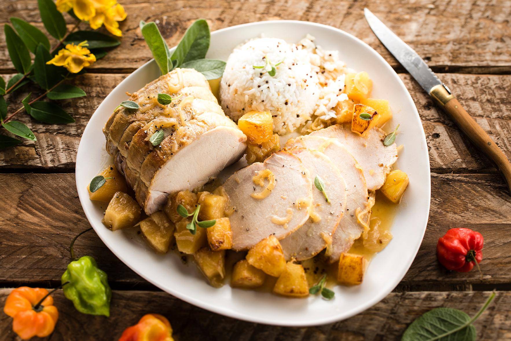Rôti de porc à l'ananas - Recette Cookeo | Moulinex