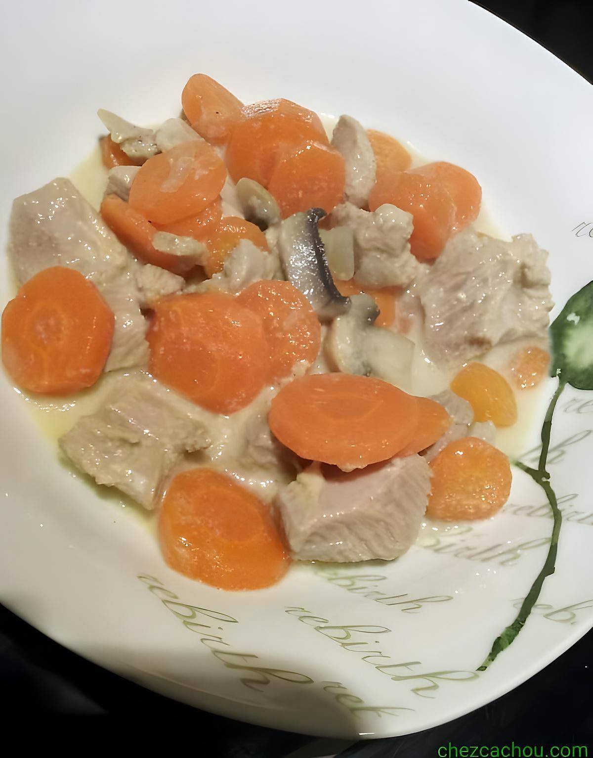 Blanquette de dinde - Recepten Cookeo | Moulinex