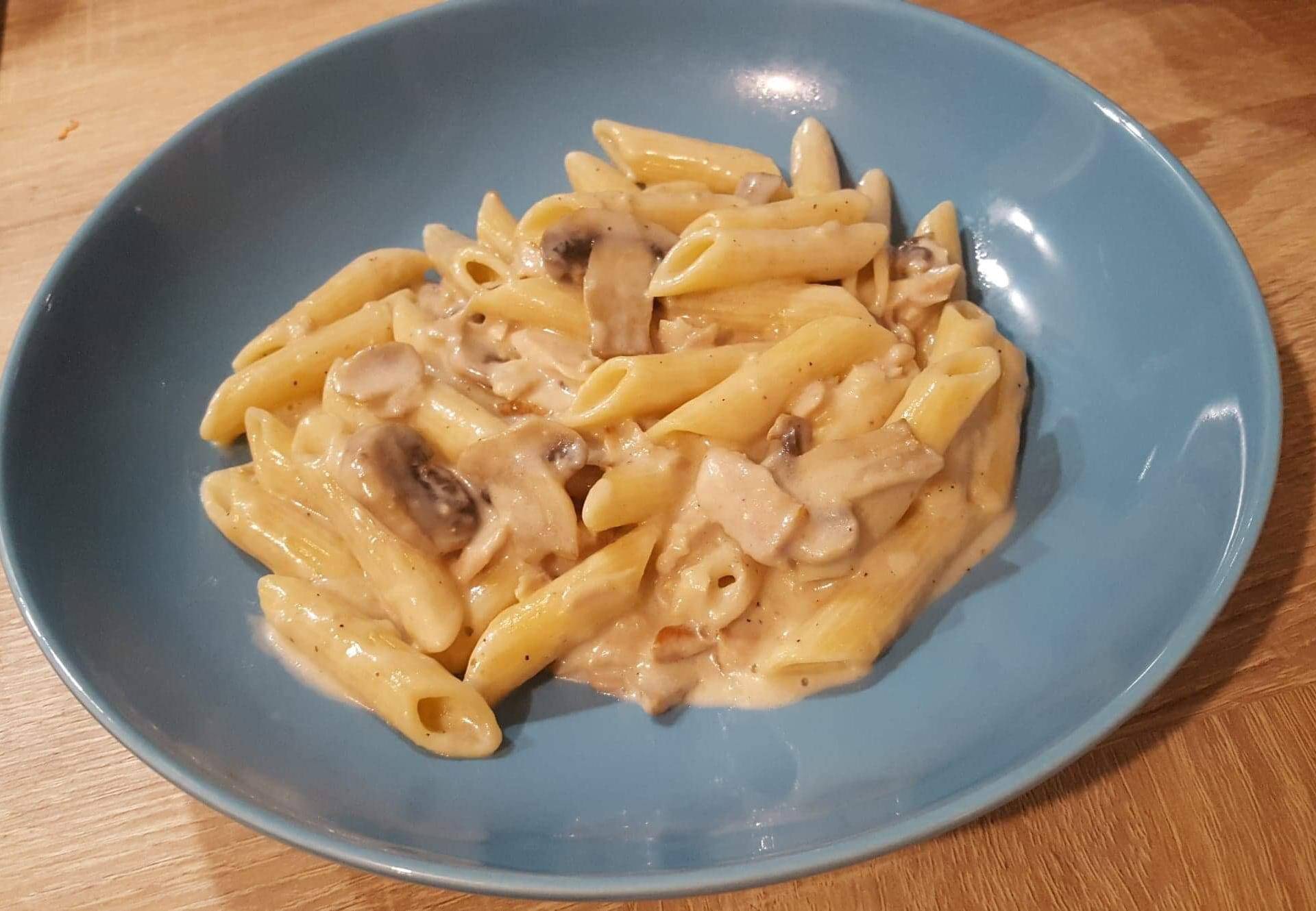 Pennes au poulet et champignons - Recette Cookeo | Moulinex