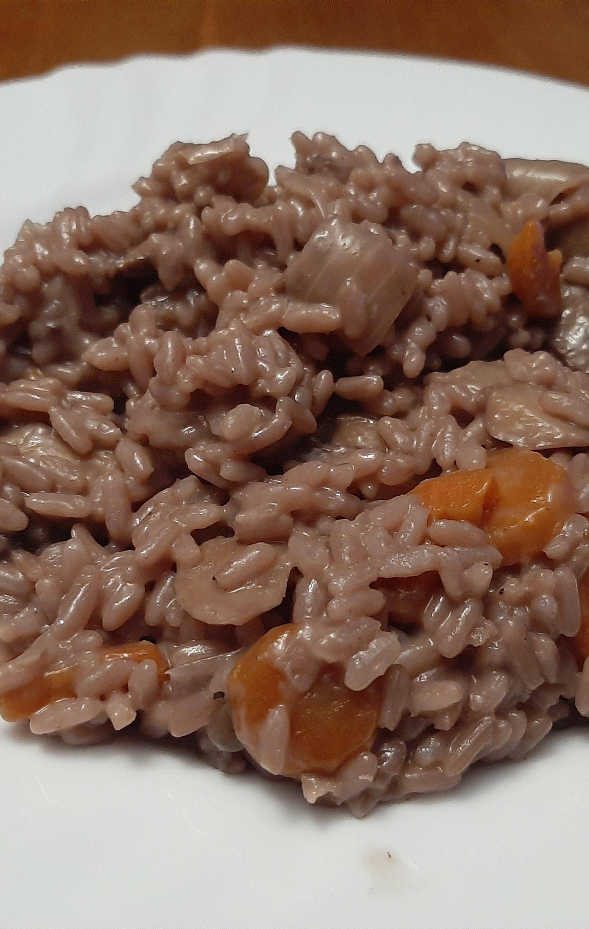 Risotto au vin rouge "façon Olive" - Recette Cookeo | Moulinex