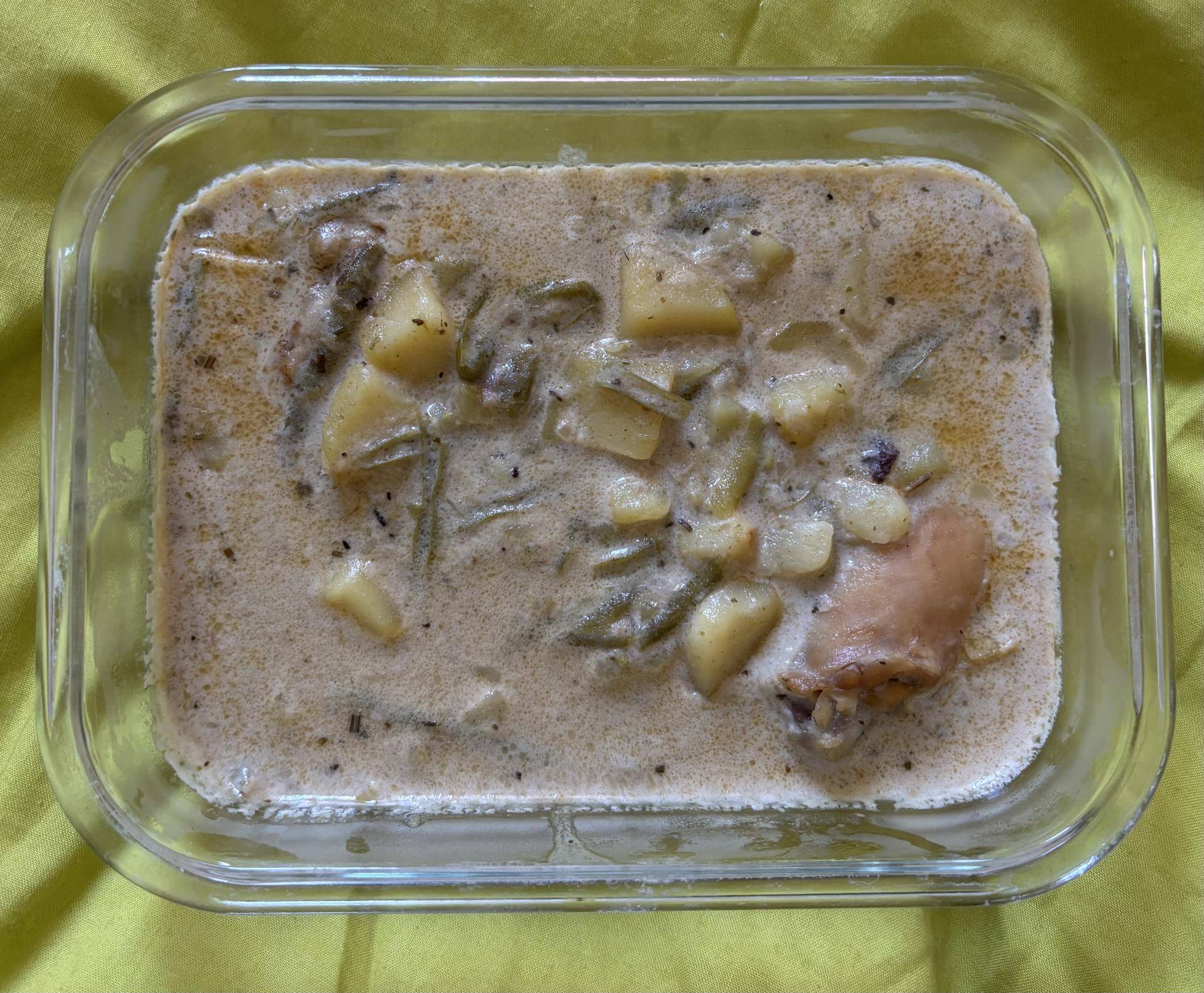 Poulet - pommes de terres et haricots verts - Recette Cookeo V3 | Moulinex