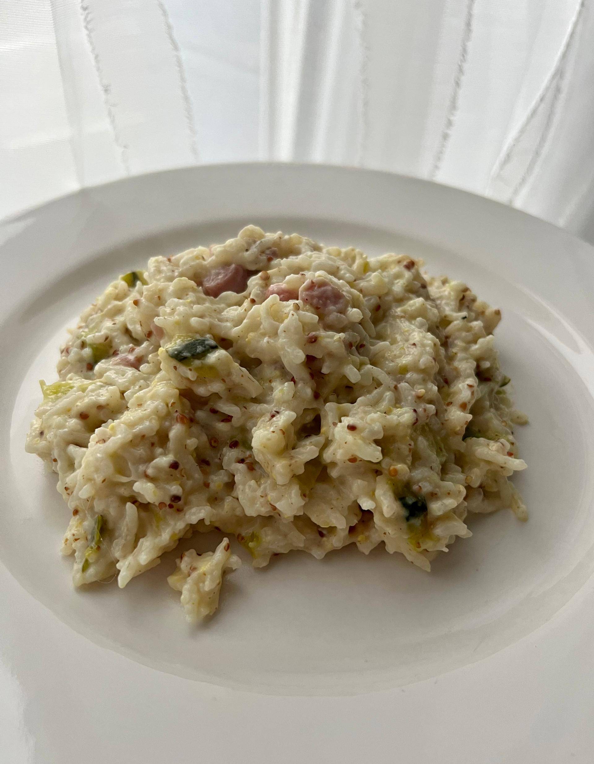 One pot riz courgettes moutarde - Recepten Cookeo | Moulinex