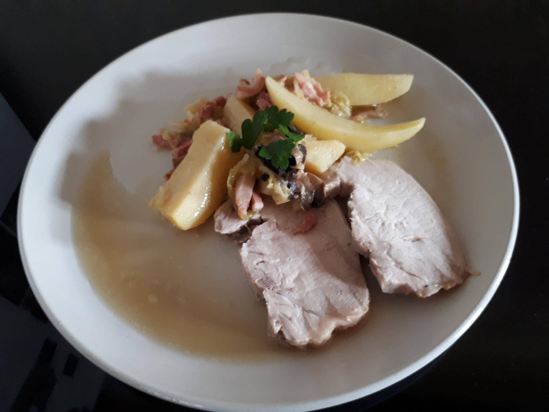 Rôti de porc auvergnat - Recette Cookeo | Moulinex