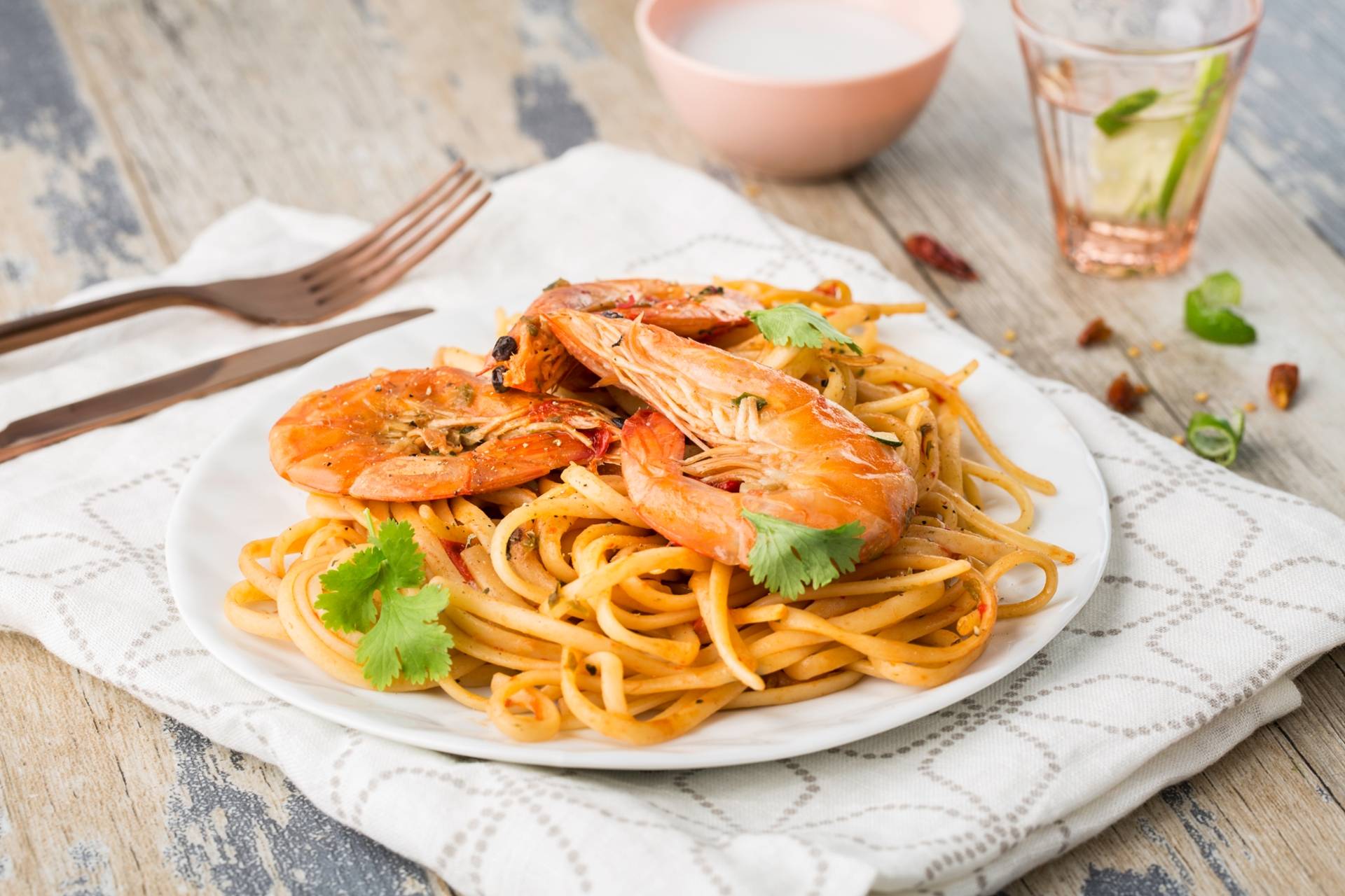 One pot pasta crevette thai - Recette Cookeo | Moulinex