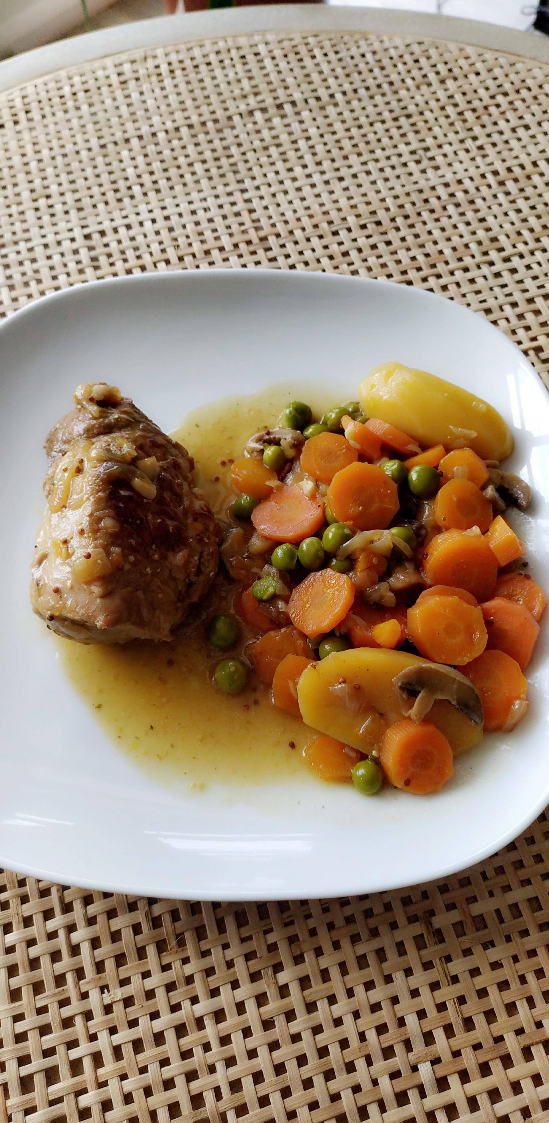 Filet mignon de porc avec ses petits légumes - Recepten Cookeo | Moulinex