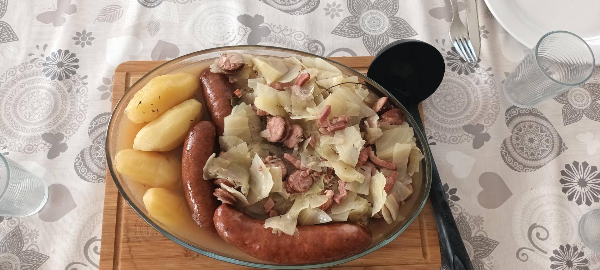 Poté chou pomme de terre saussice - Recette Cookeo | Moulinex