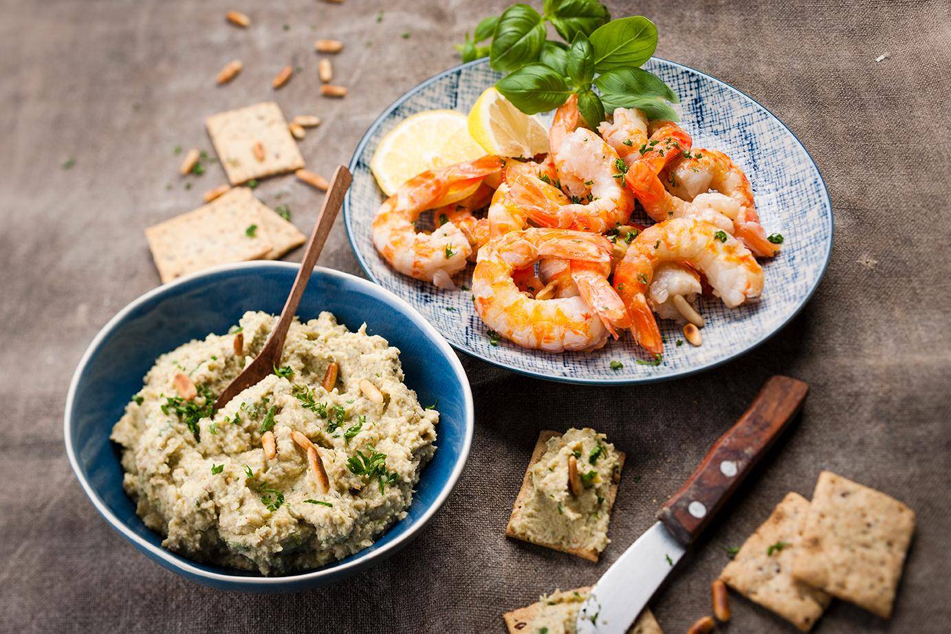 Gambas au pesto d'artichaut - Recette Cookeo | Moulinex