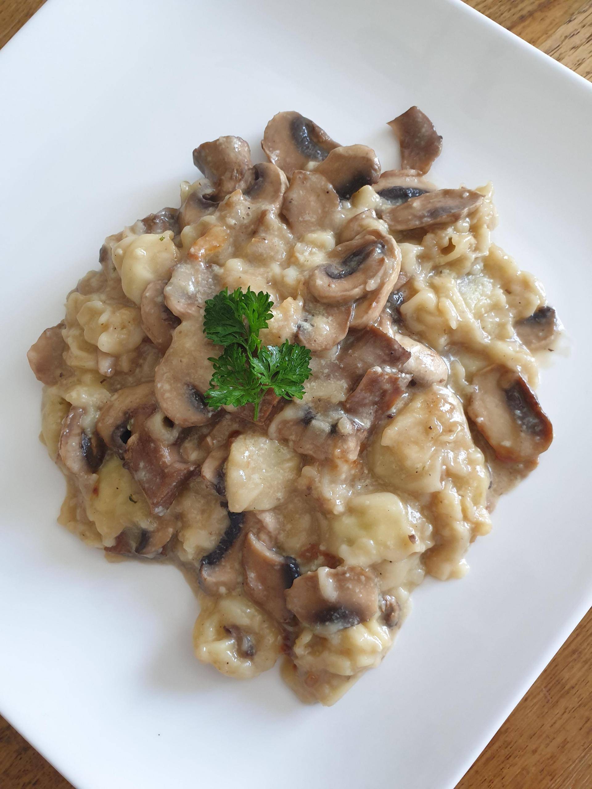 Ravioles de chèvre aux champignons - Recepten Cookeo | Moulinex