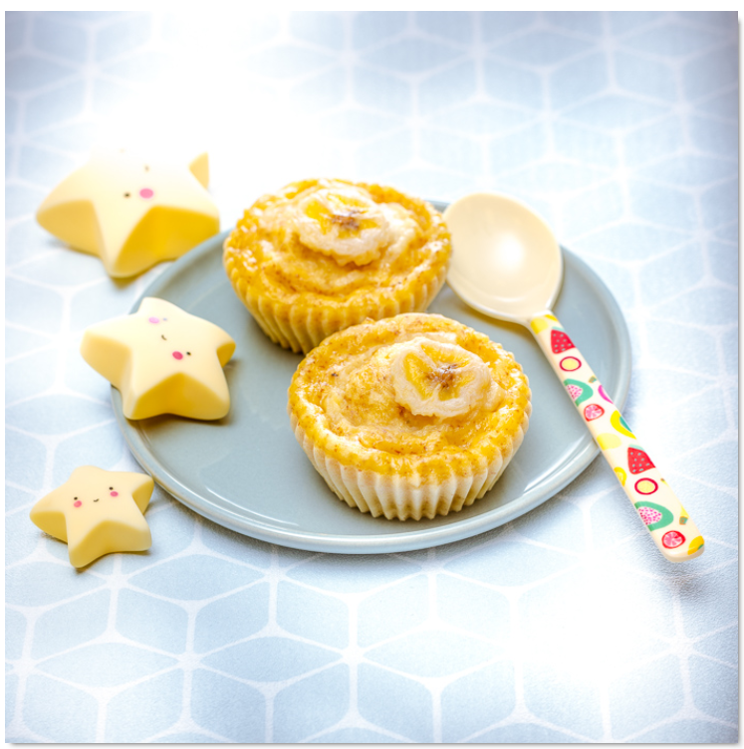 Cake banane à la vapeur pour bébé - Recepten Companion | Moulinex