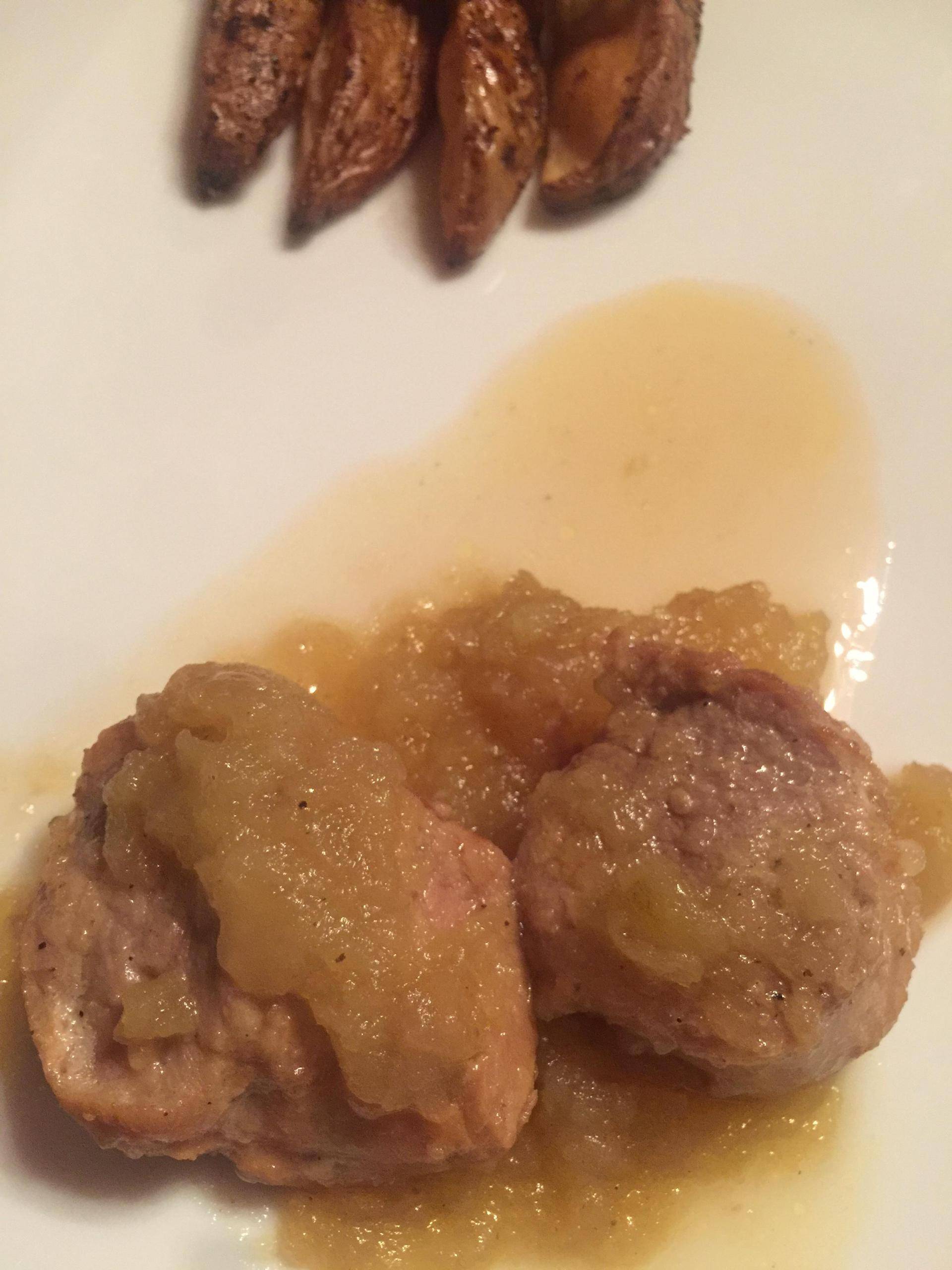 Filet mignon aux pommes miel et curry - Recepten Cookeo | Moulinex