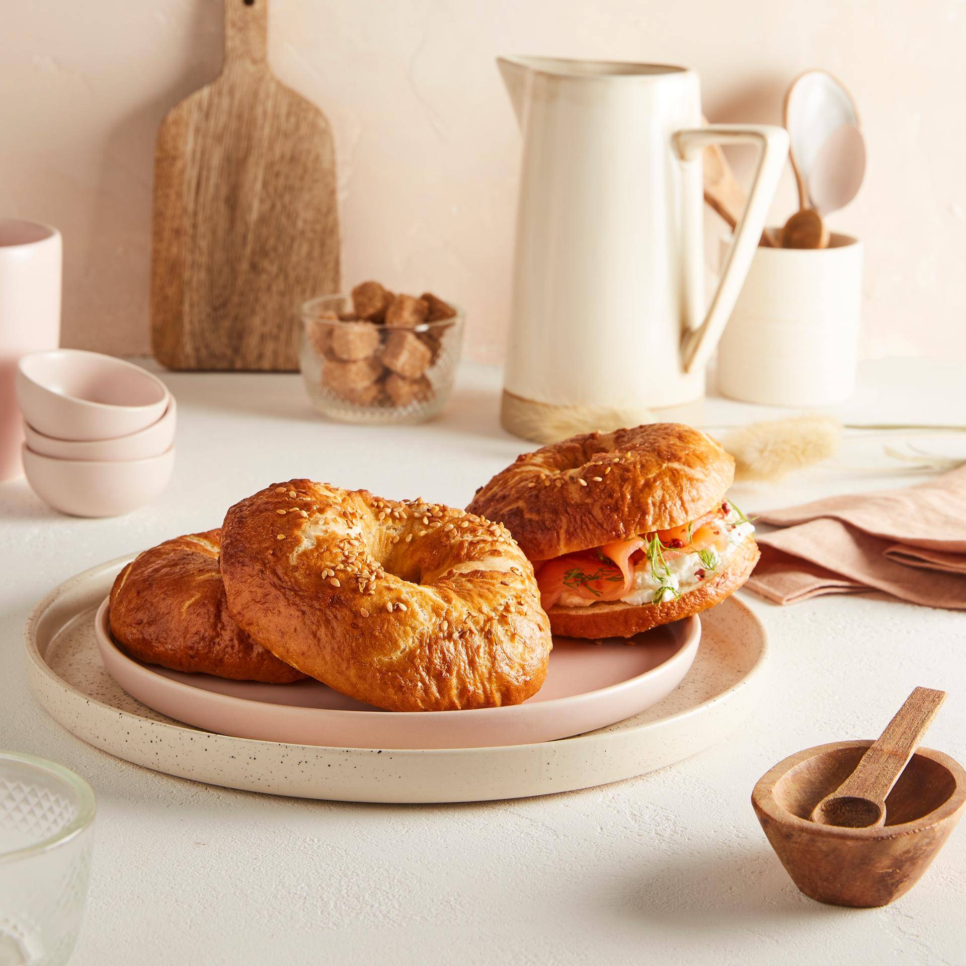 Fluffy Bagel - Recette Kitchen machines | Moulinex