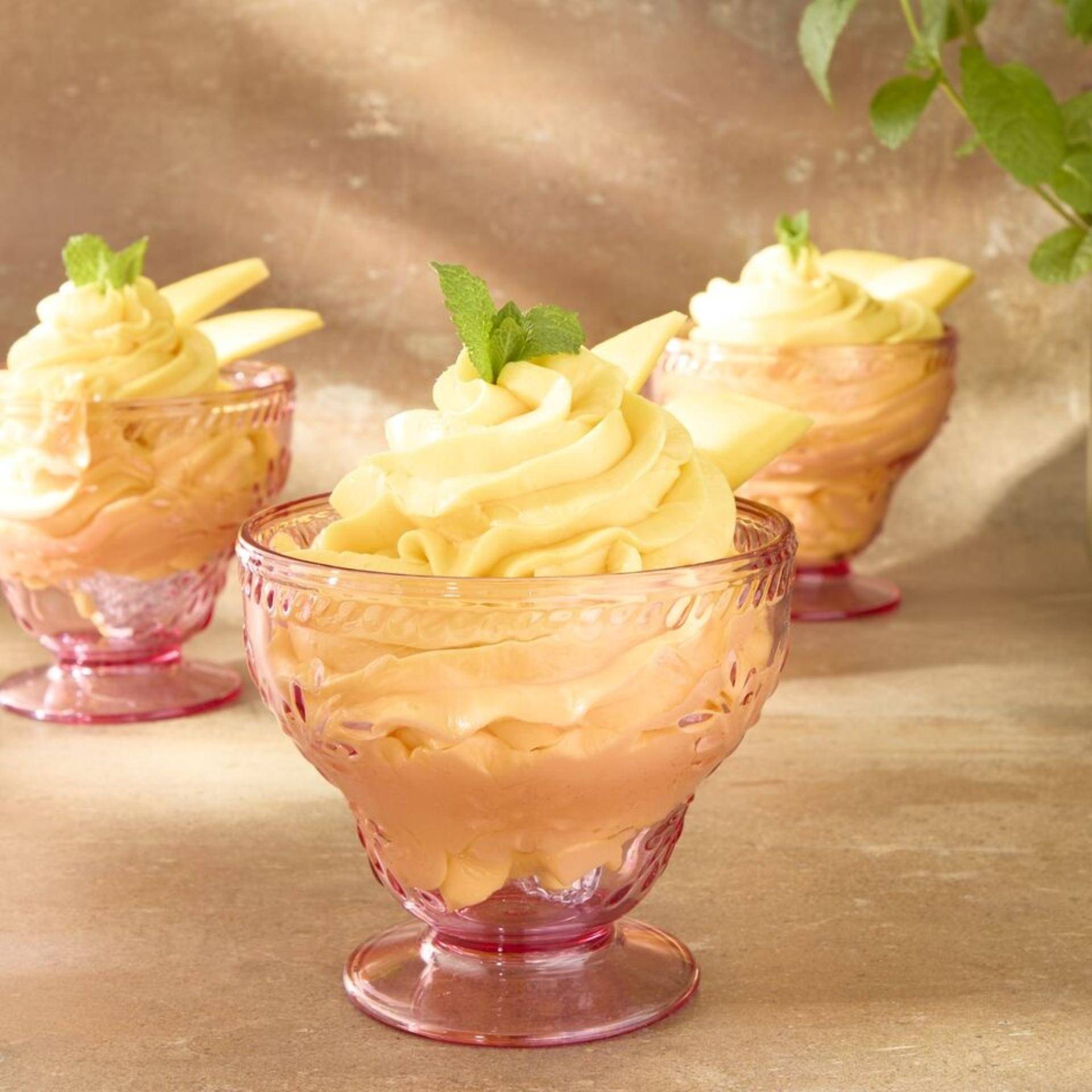 Hoog-proteïne mango bevroren yoghurt - Recepten Freezi | Moulinex