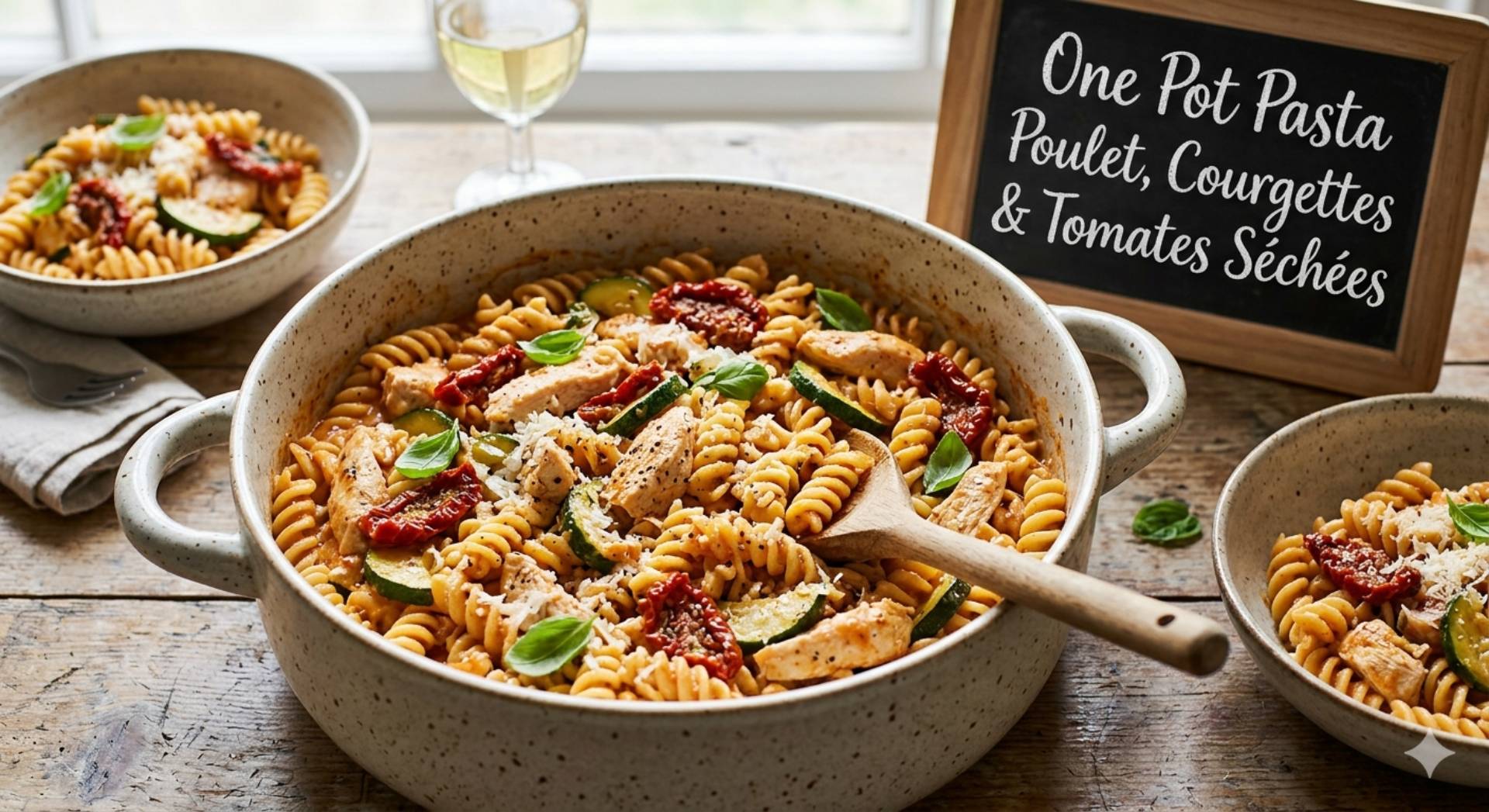 One Pot Pasta Poulet, Courgettes de Milatoure - Recette Cookeo V3 | Moulinex