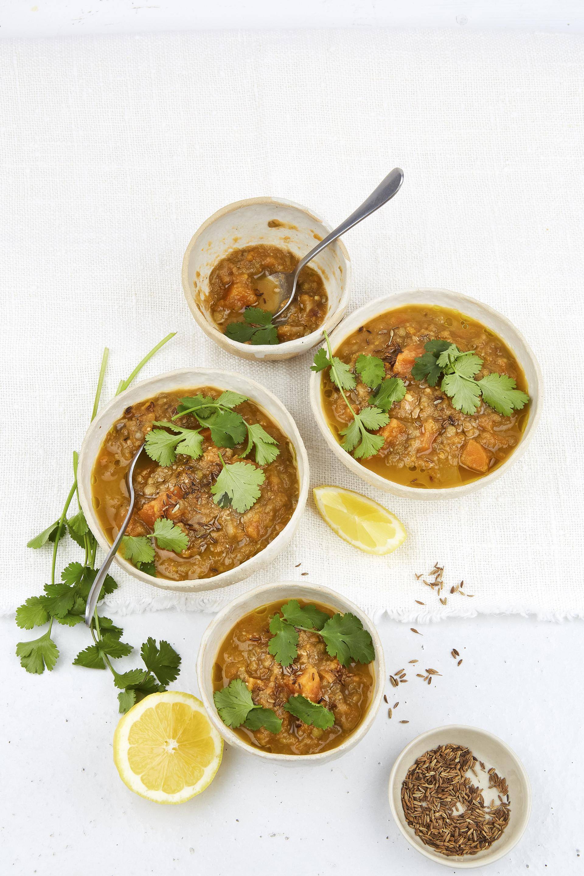 Velouté de lentilles carottes au cumin - Recette Soup & Co | Moulinex